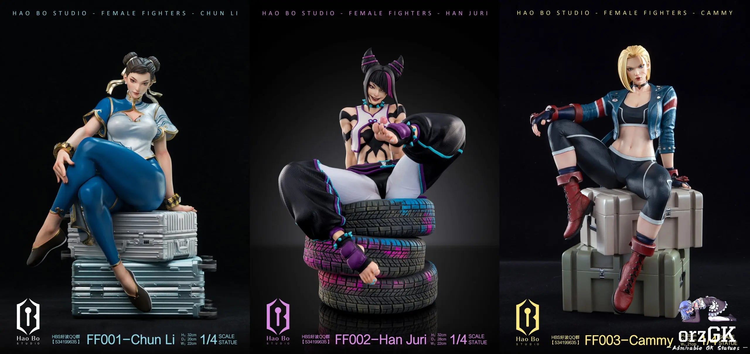 HAO BO Studio - 1/4 Statue Female Fighter Series FF003 Cammy