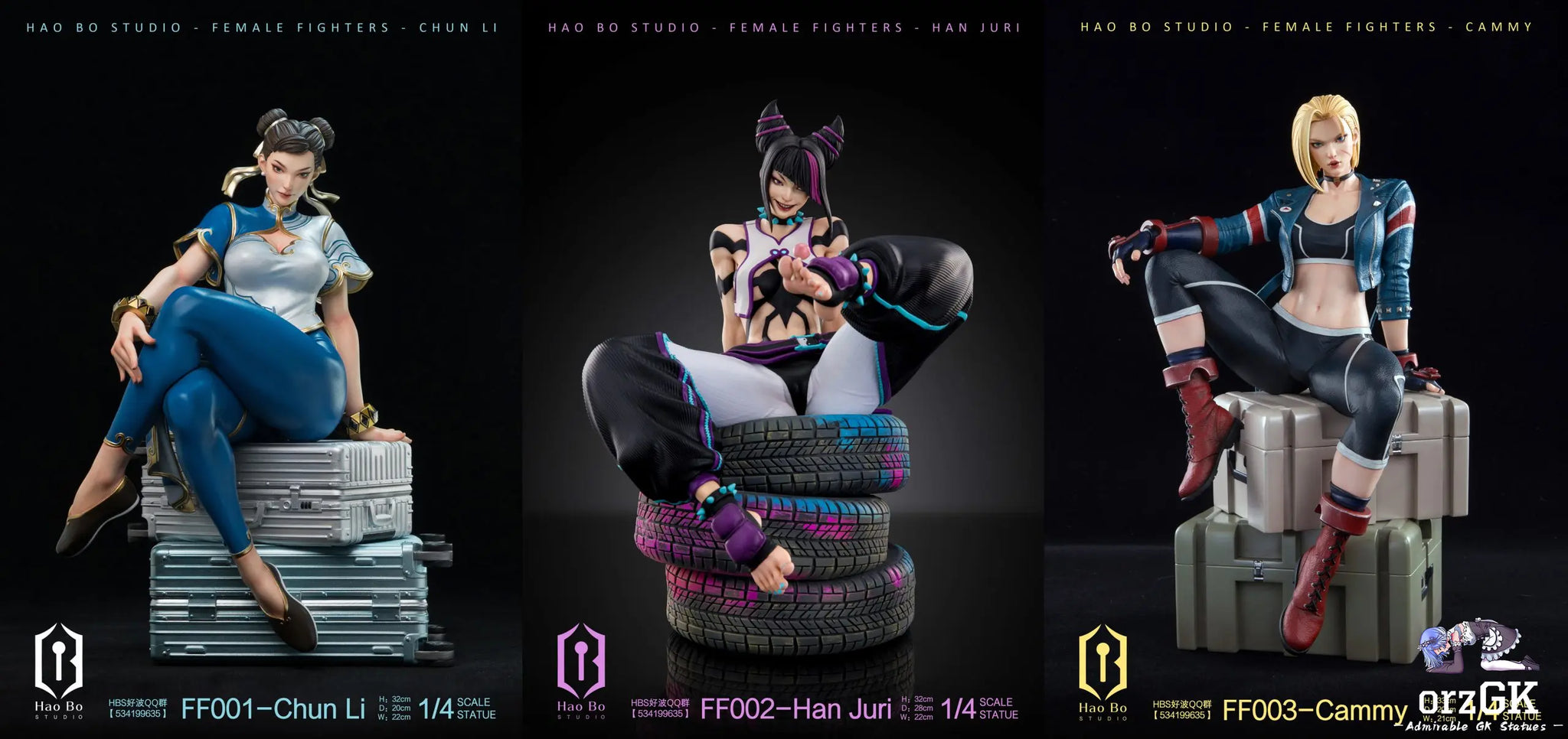 HAO BO Studio - 1/4 Statue Female Fighter Series FF003 Cammy