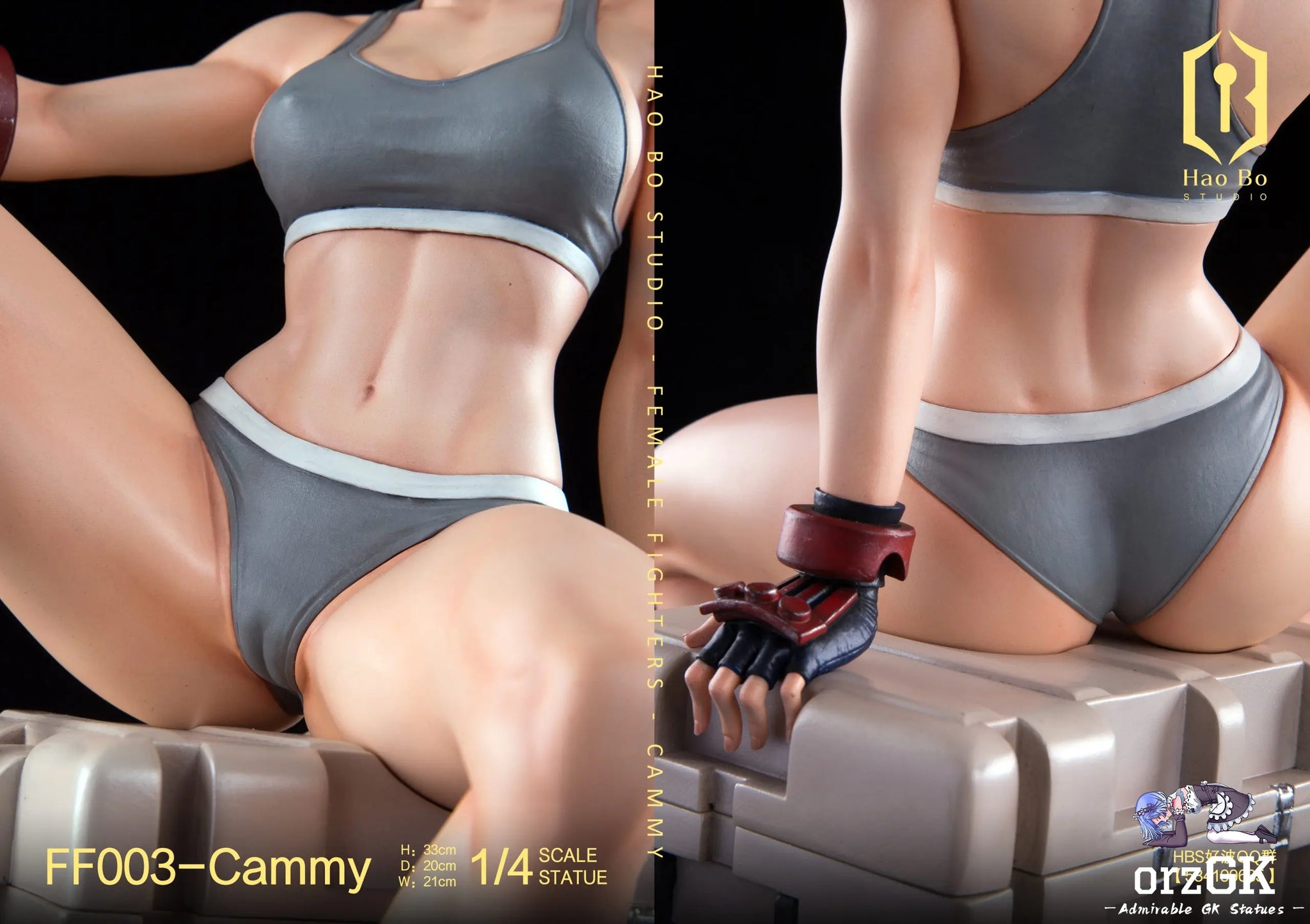 HAO BO Studio - 1/4 Statue Female Fighter Series FF003 Cammy