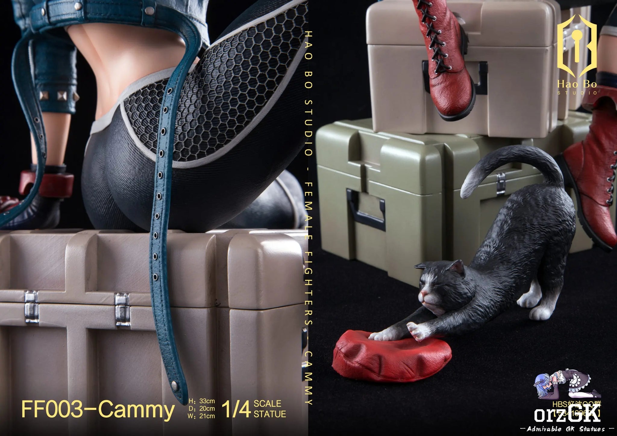 HAO BO Studio - 1/4 Statue Female Fighter Series FF003 Cammy
