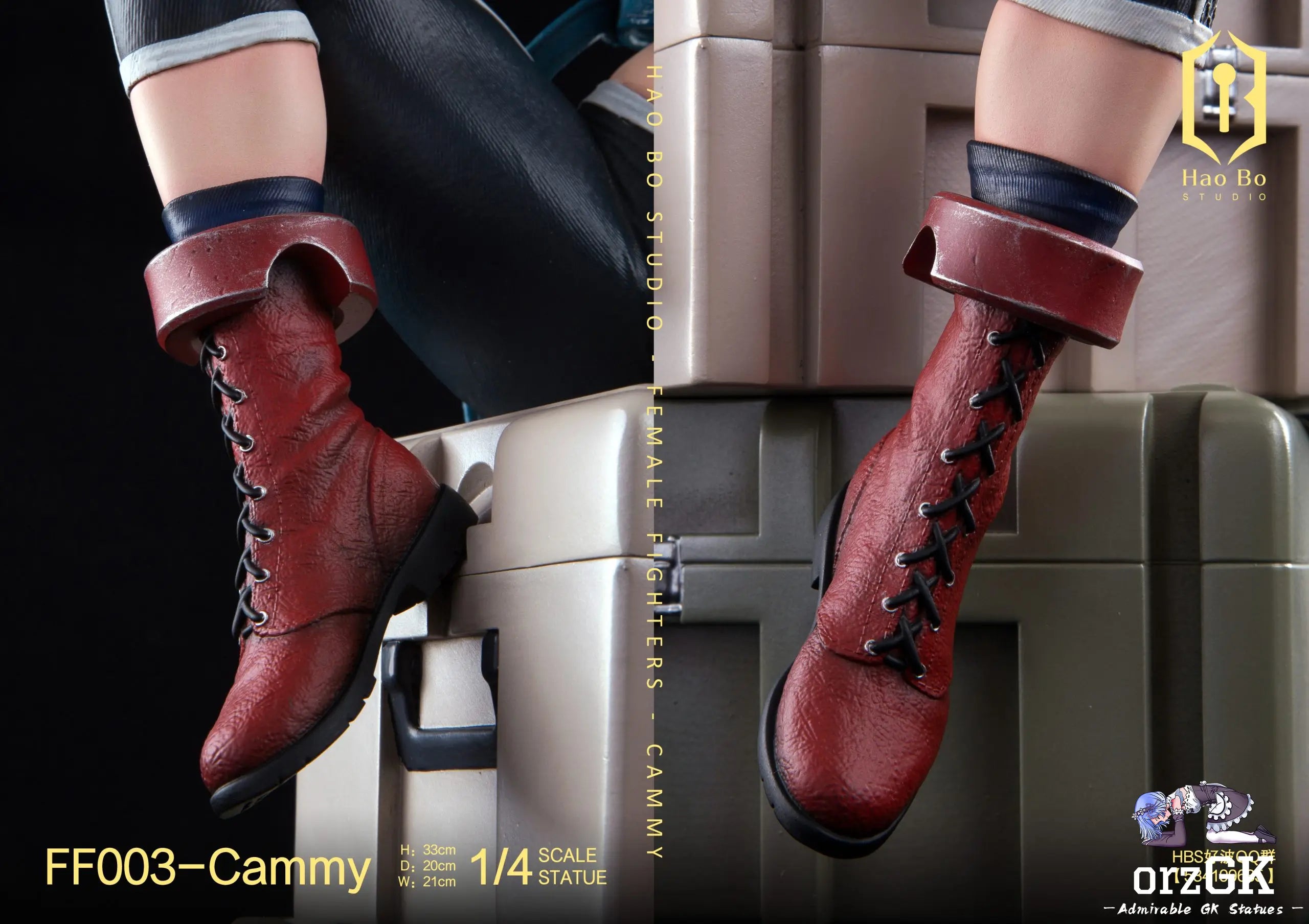 HAO BO Studio - 1/4 Statue Female Fighter Series FF003 Cammy