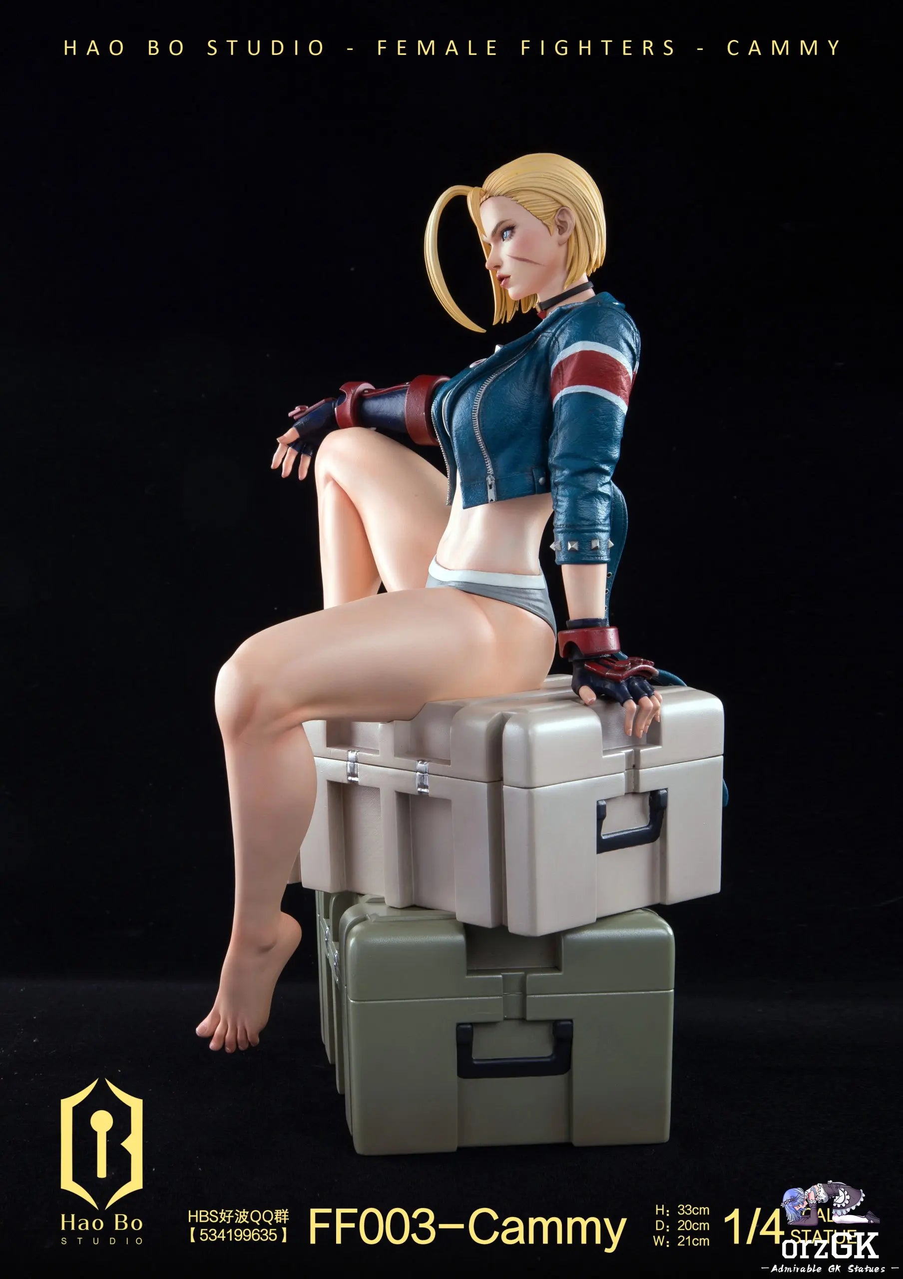 HAO BO Studio - 1/4 Statue Female Fighter Series FF003 Cammy