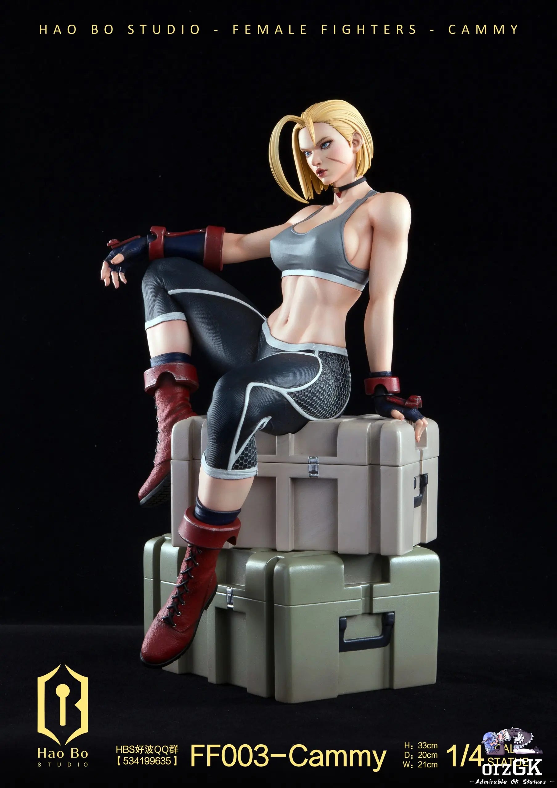 HAO BO Studio - 1/4 Statue Female Fighter Series FF003 Cammy