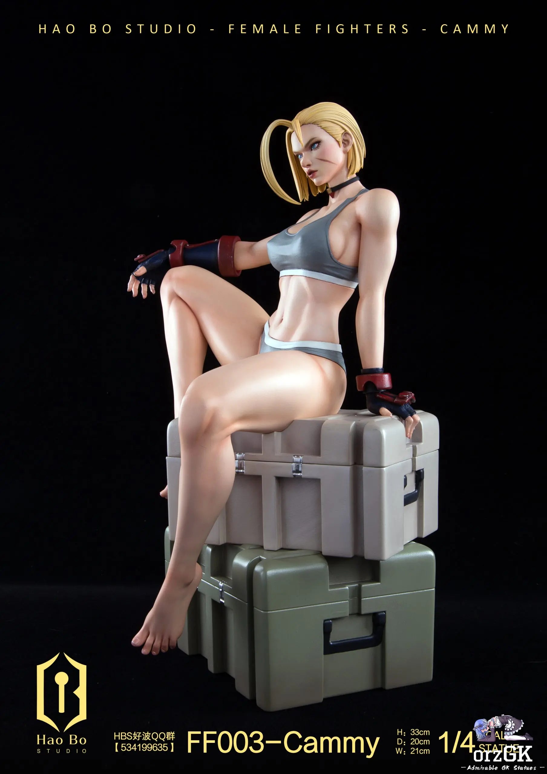 HAO BO Studio - 1/4 Statue Female Fighter Series FF003 Cammy