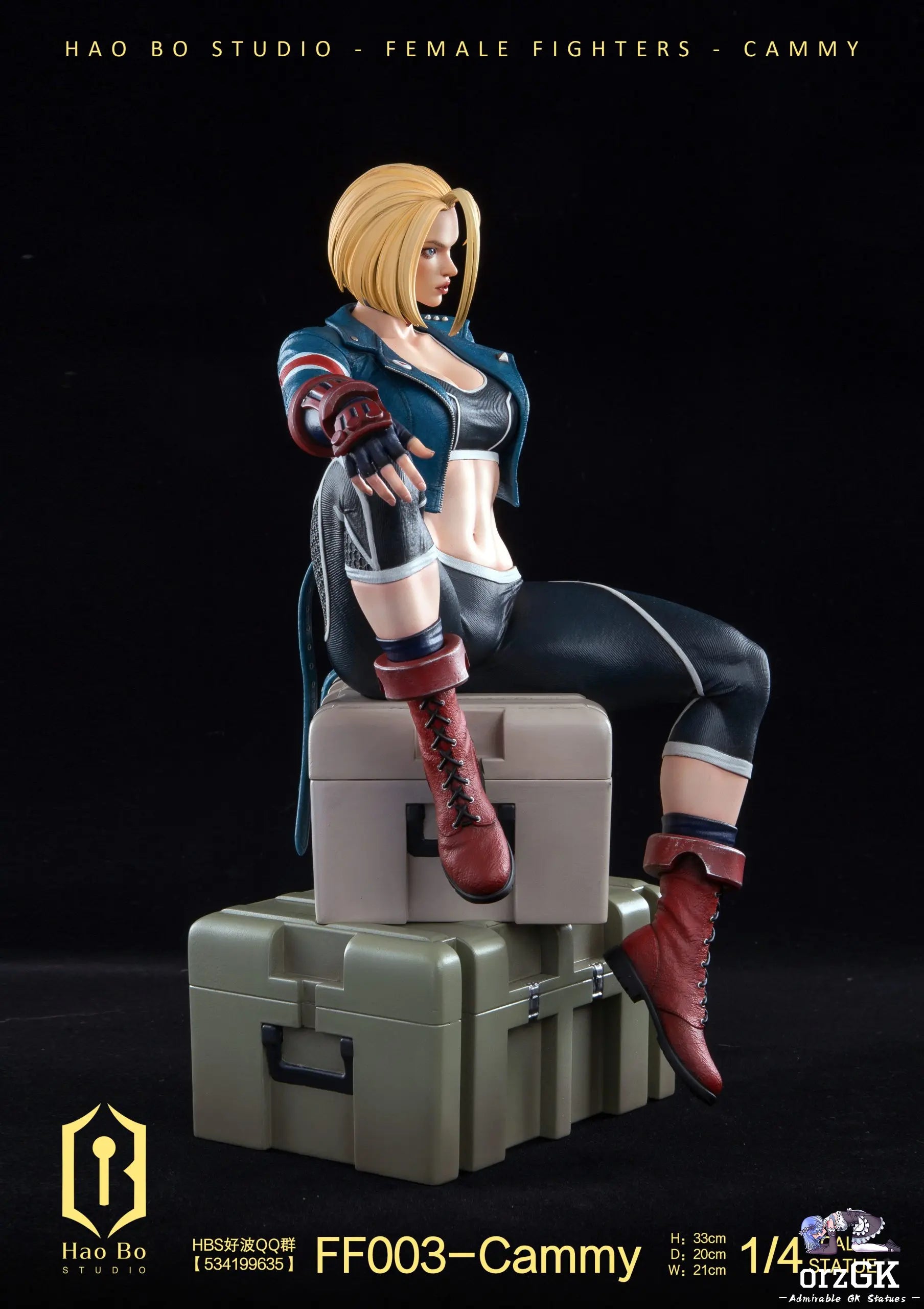 HAO BO Studio - 1/4 Statue Female Fighter Series FF003 Cammy