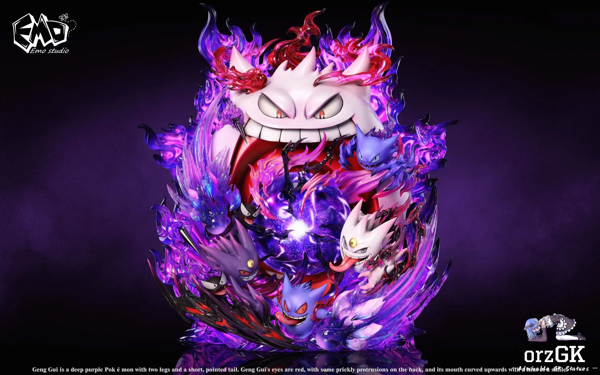 Emo Studio - Pokemon Emo Graduation Model #1 Gengar