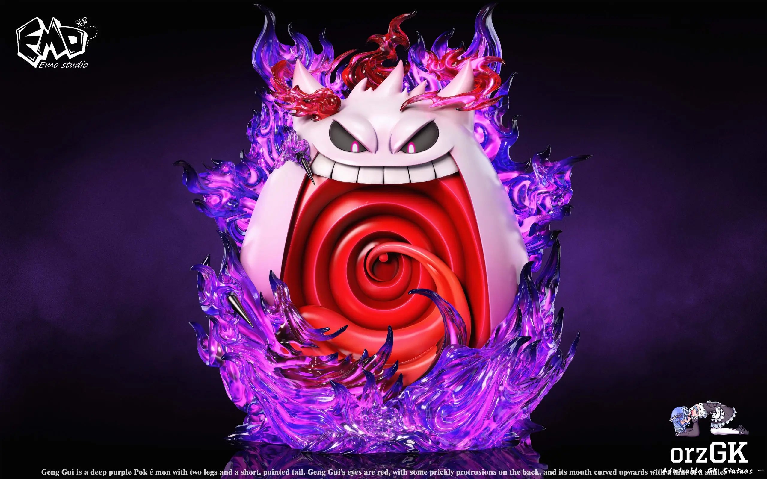 Emo Studio - Pokemon Emo Graduation Model #1 Gengar