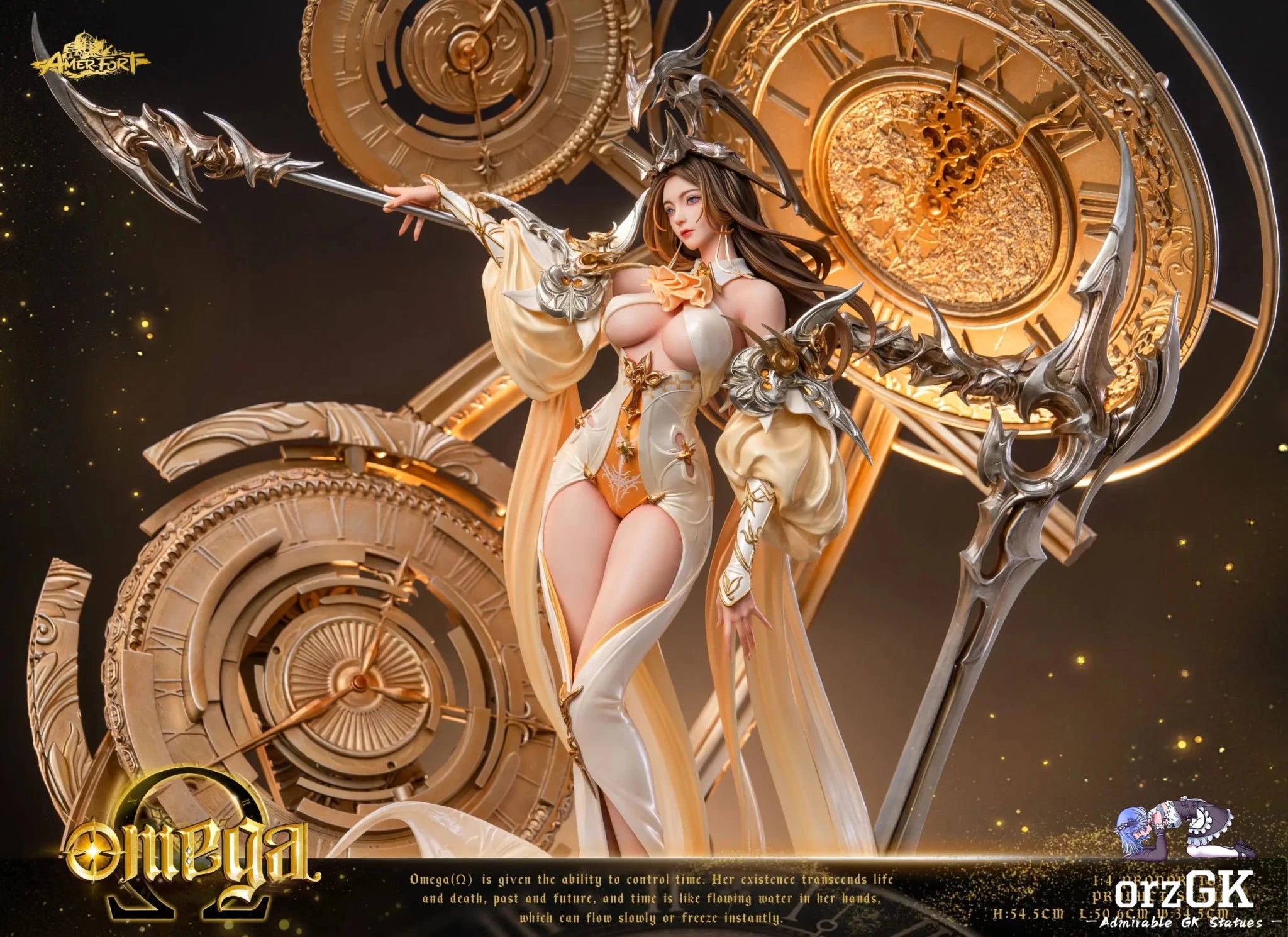 PJ Studio - Original Amerfort & TaeKwon Kim Joint works Omega (Licensed) resin statue Navy Toys anime figure