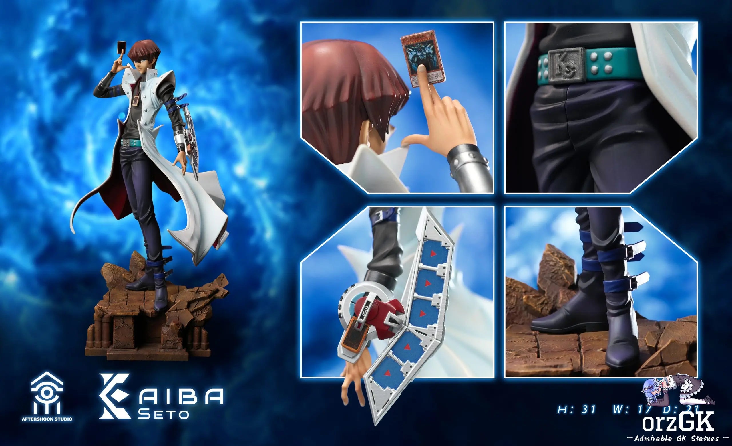 Aftershock Studio - Yu-Gi-Oh! Obelisk the Tormentor & Seto Kaiba