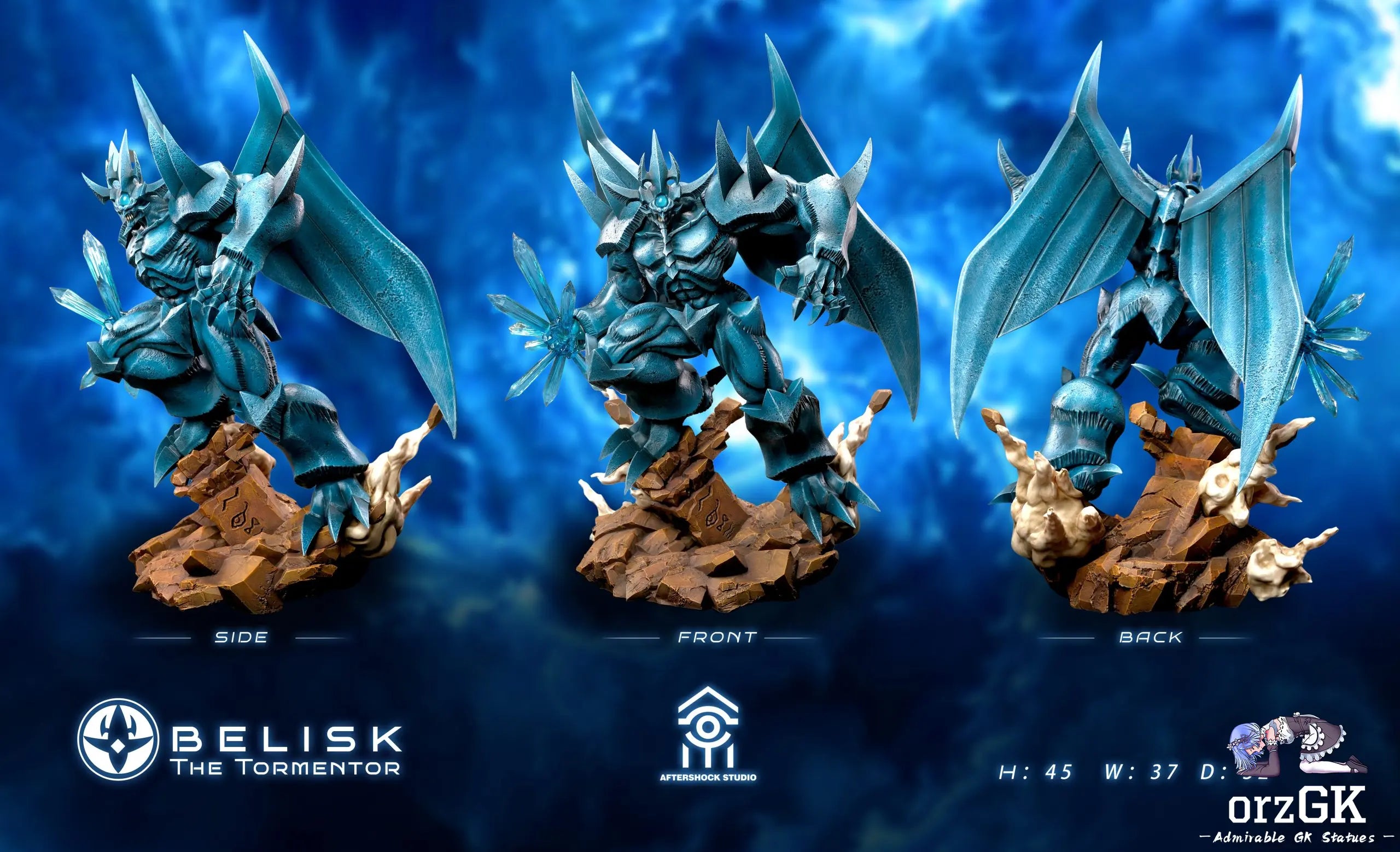 Aftershock Studio - Yu-Gi-Oh! Obelisk the Tormentor & Seto Kaiba