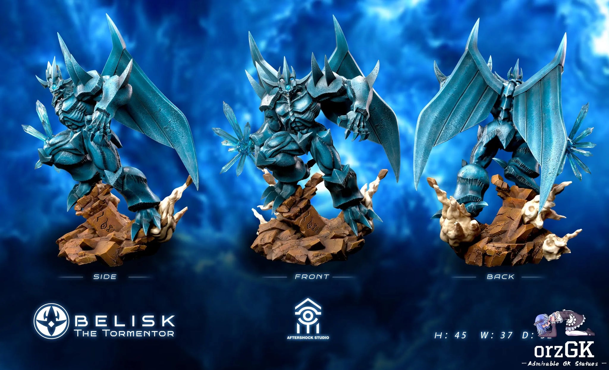 Aftershock Studio - Yu-Gi-Oh! Obelisk the Tormentor & Seto Kaiba