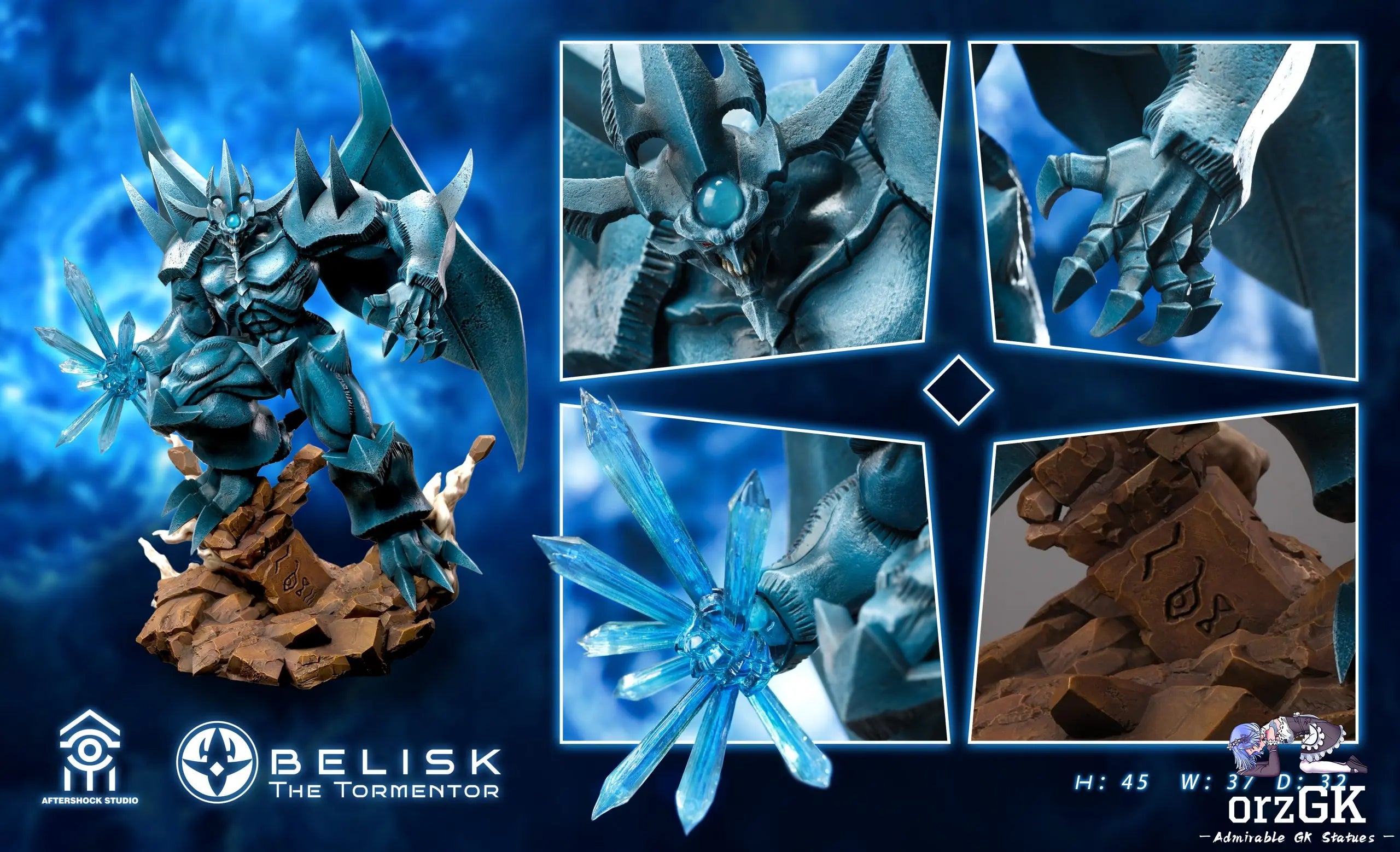 Aftershock Studio - Yu-Gi-Oh! Obelisk the Tormentor & Seto Kaiba