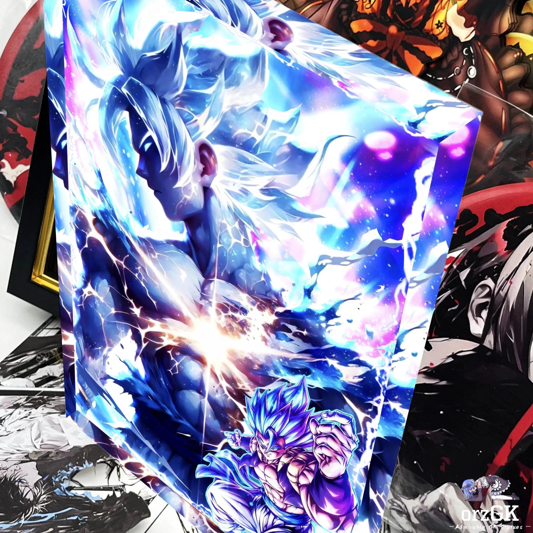 A Miao Hua She Studio - Dragon Ball Super Saiyan Blue Son Goku Card Brick