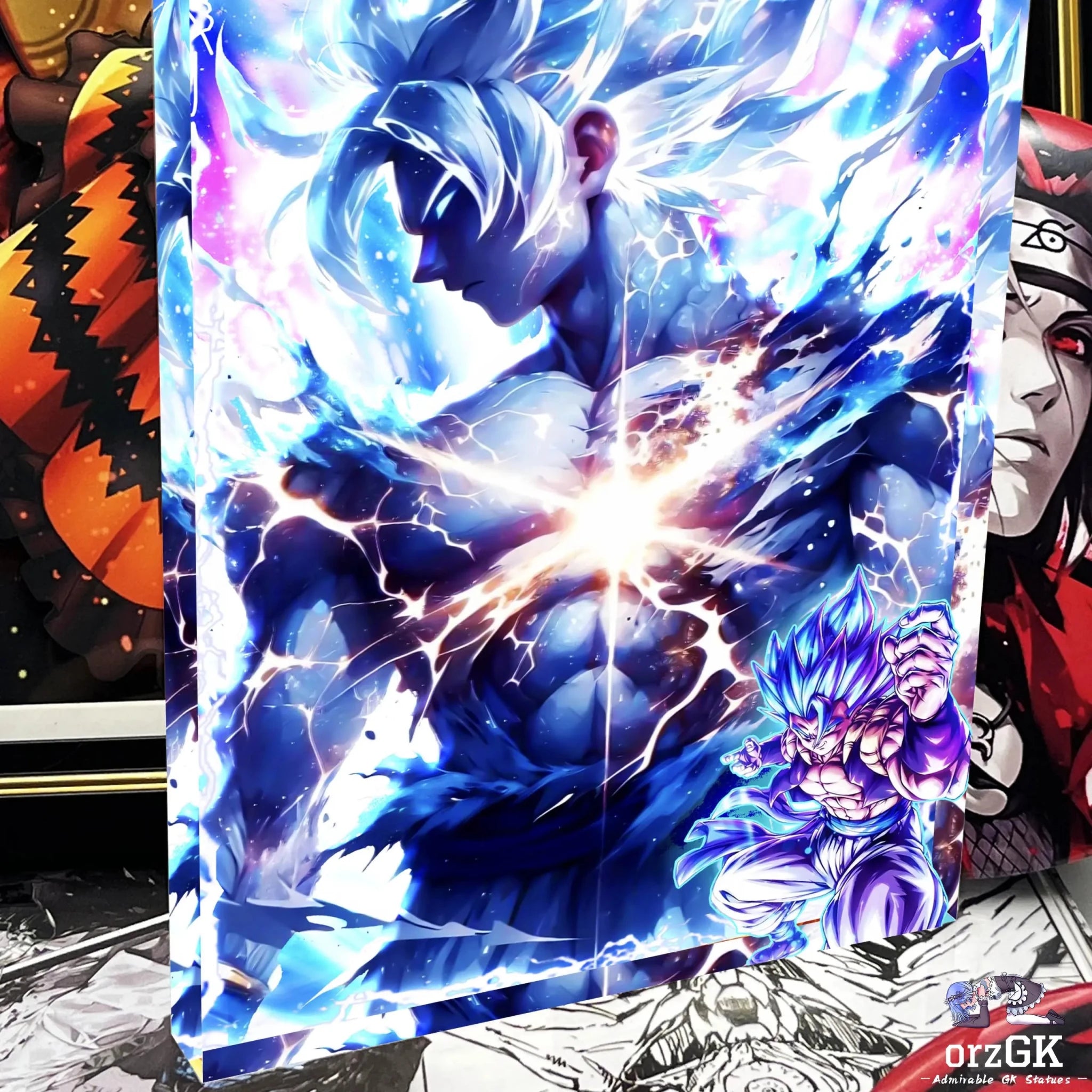 A Miao Hua She Studio - Dragon Ball Super Saiyan Blue Son Goku Card Brick