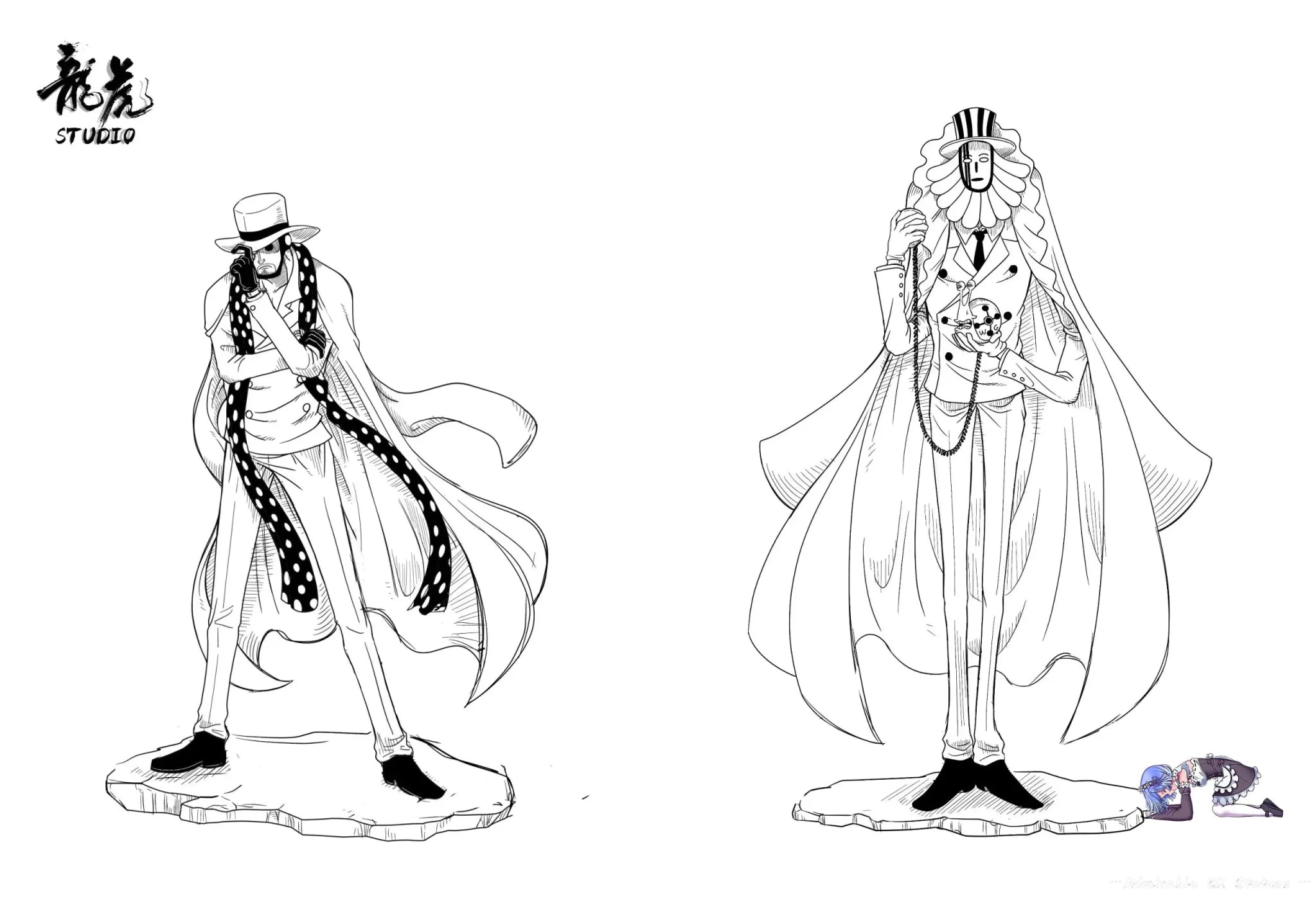 Long Hu Studio - One Piece CP0 Small audience #1 Guernica & Joseph