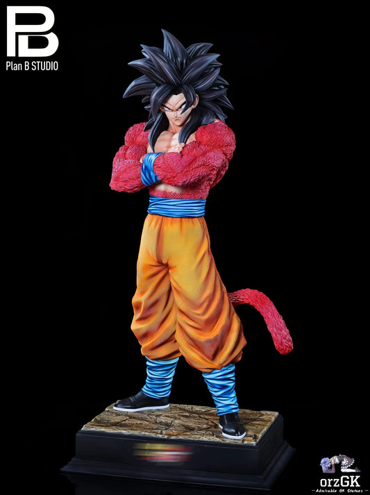 PlanB Studio - Dragon Ball Super Saiyan 4 Goku & Super Saiyan 4 Goku Bust