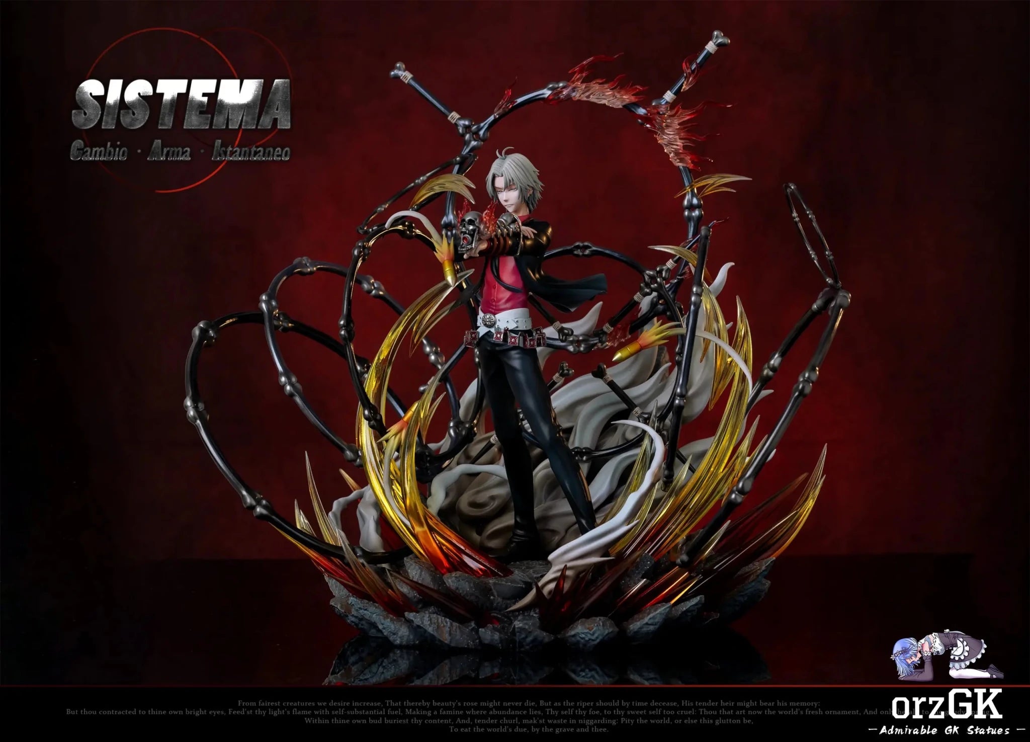 ILLegal Factory Studio - HITMAN REBORN 20 Years Later Hayato Gokudera 2.0 resin statue Navy Toys anime figure