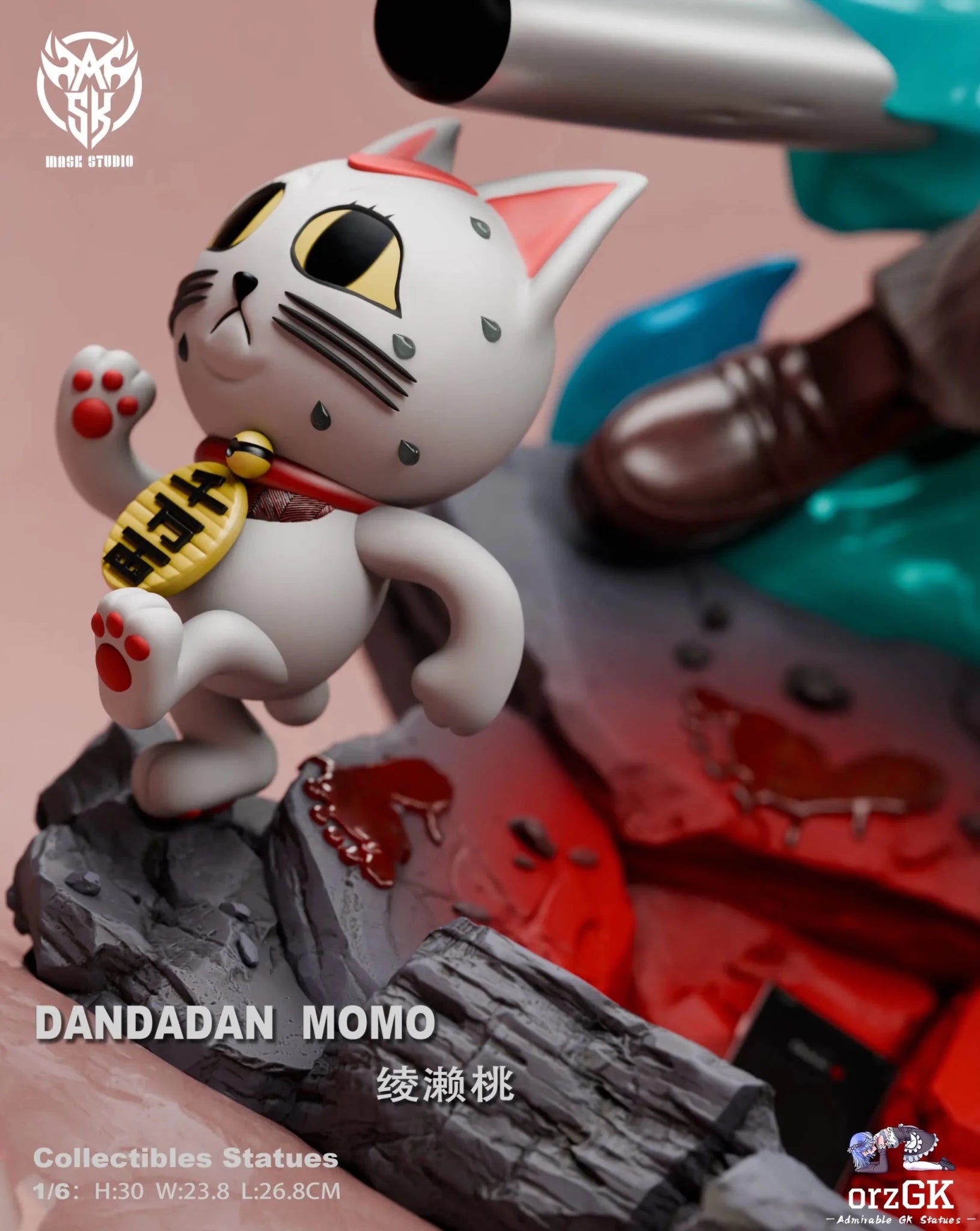 Mask Studio - Dandadan Momo Ayase resin statue Navy Toys anime figure