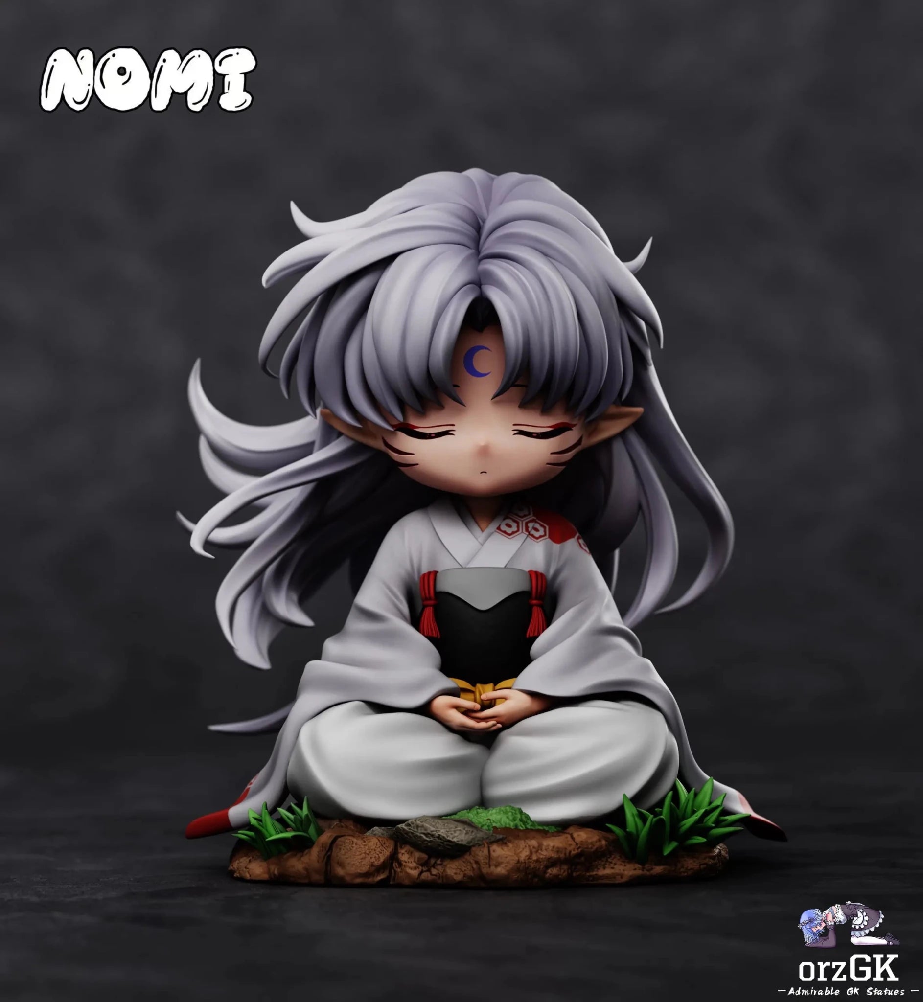 Nomi Studio - Inuyasha Sesshomaru resin statue Navy Toys anime figure