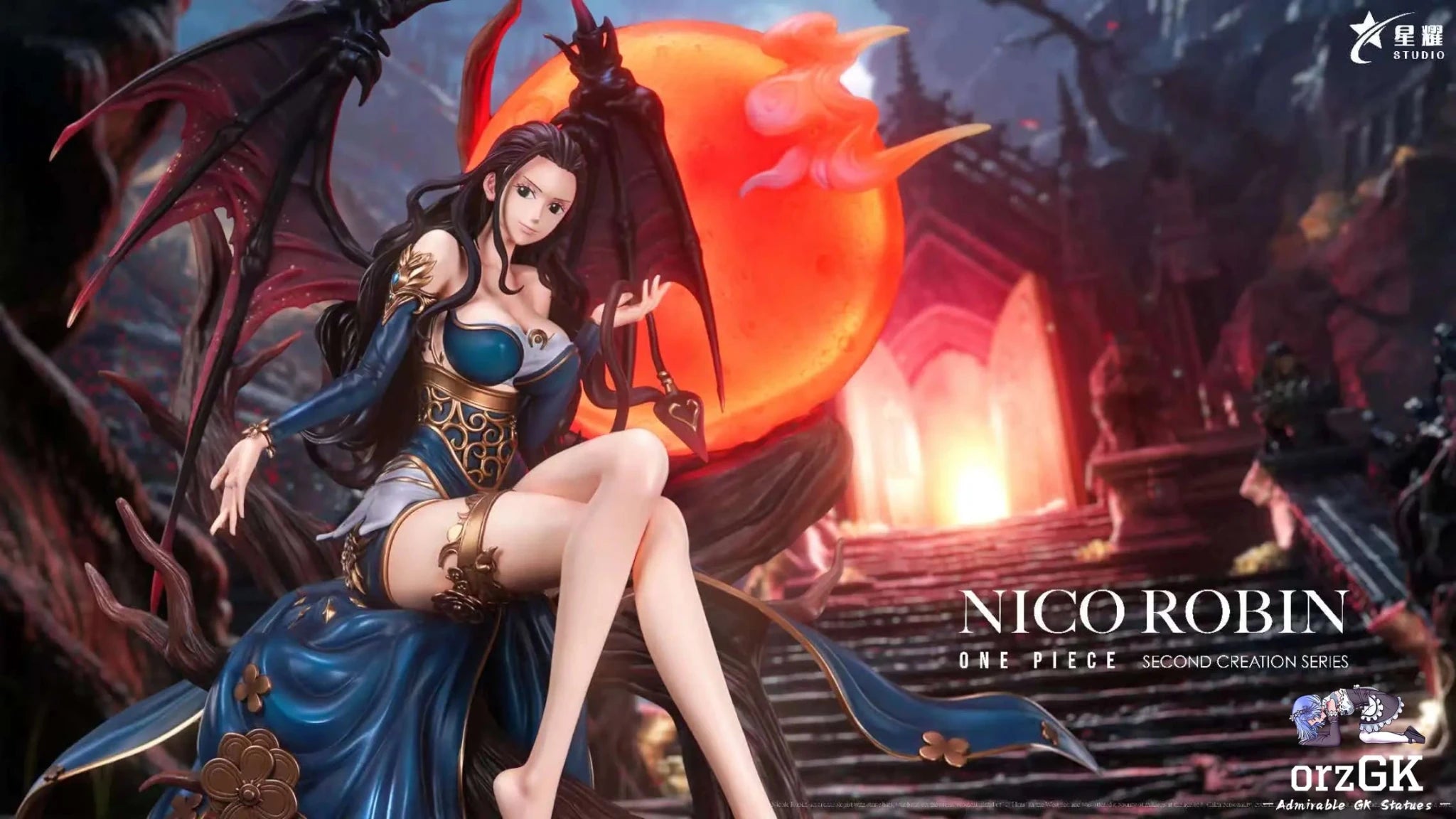 XY Studio - One Piece Devil Child Nico Robin resin statue Navy Toys anime figure