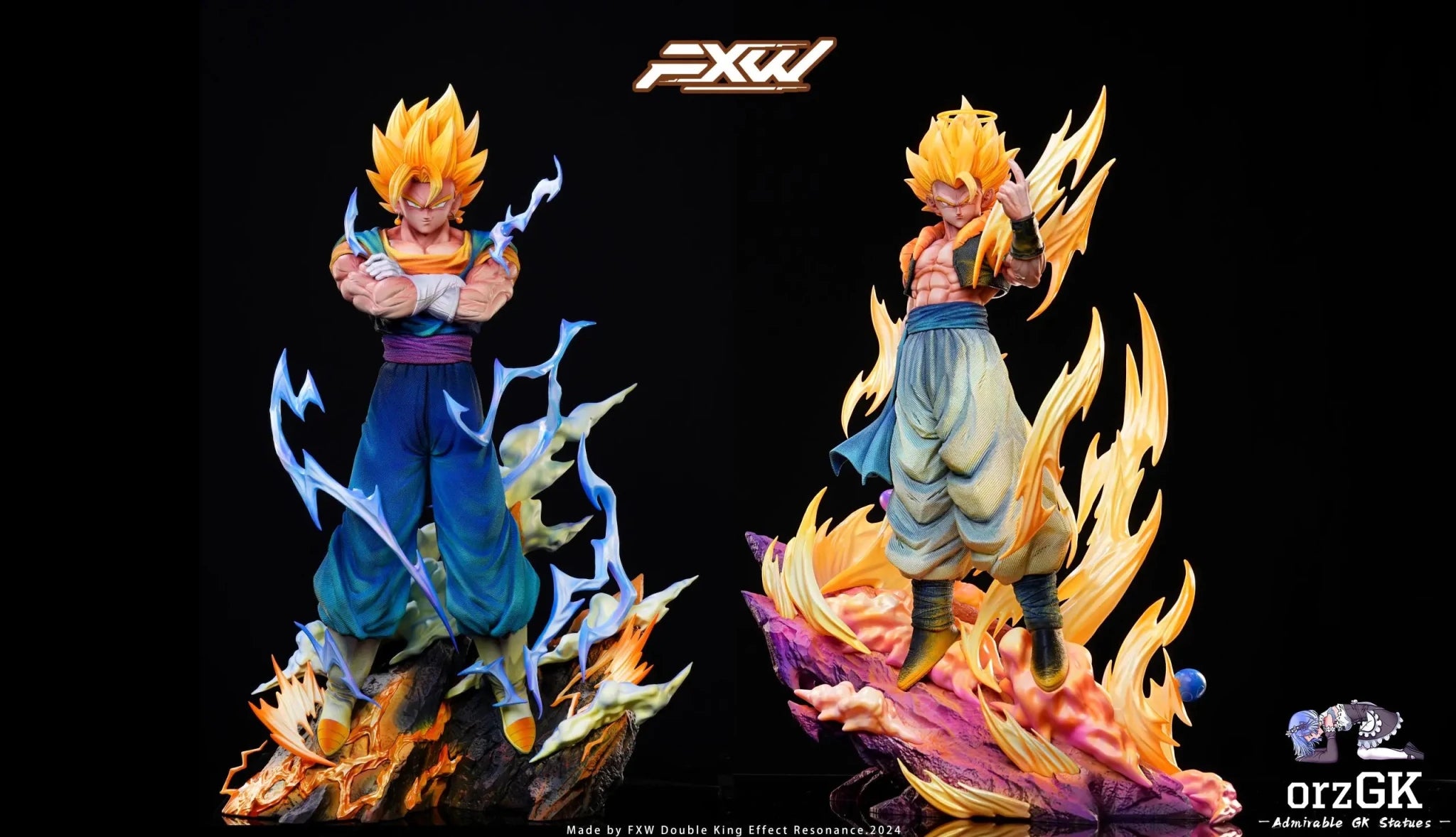 FXW Studio - Dragon Ball Hell Gogeta resin statue Navy Toys anime figure