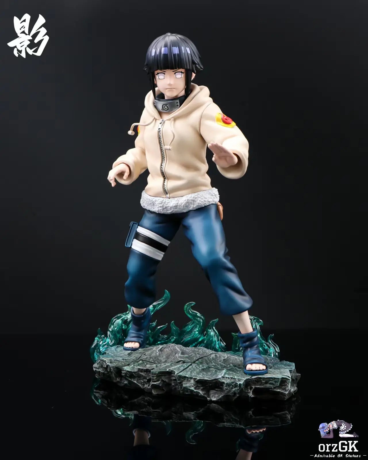 YING Studio - Naruto Childhood Series 1: Little Hinata Hyuga resin statue Navy Toys anime figure
