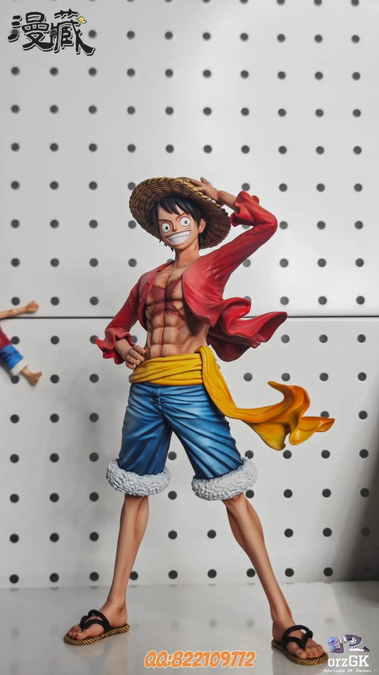 Man Zang Studio - One Piece Monkey D. Luffy resin statue Navy Toys anime figure