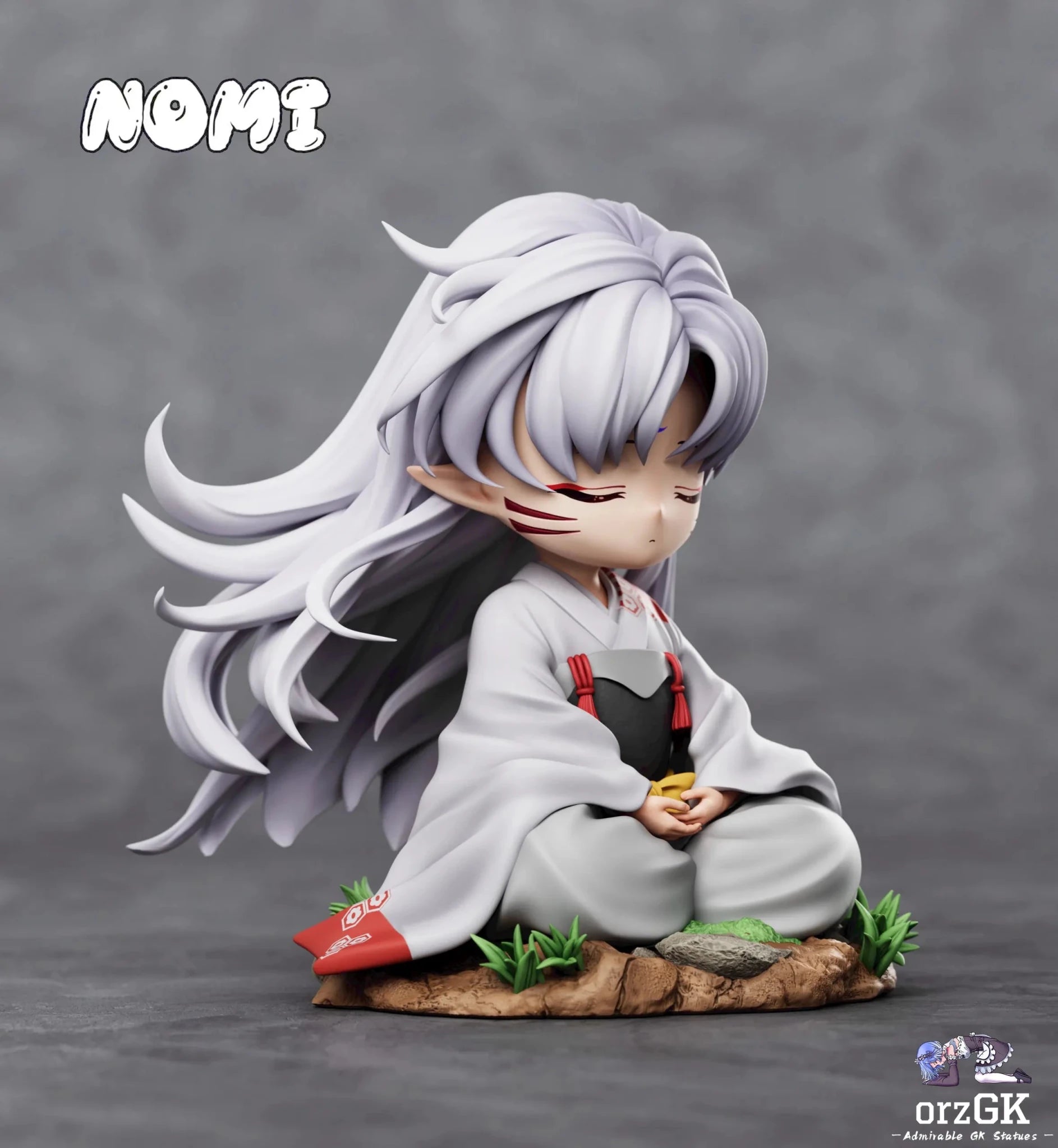 Nomi Studio - Inuyasha Sesshomaru resin statue Navy Toys anime figure