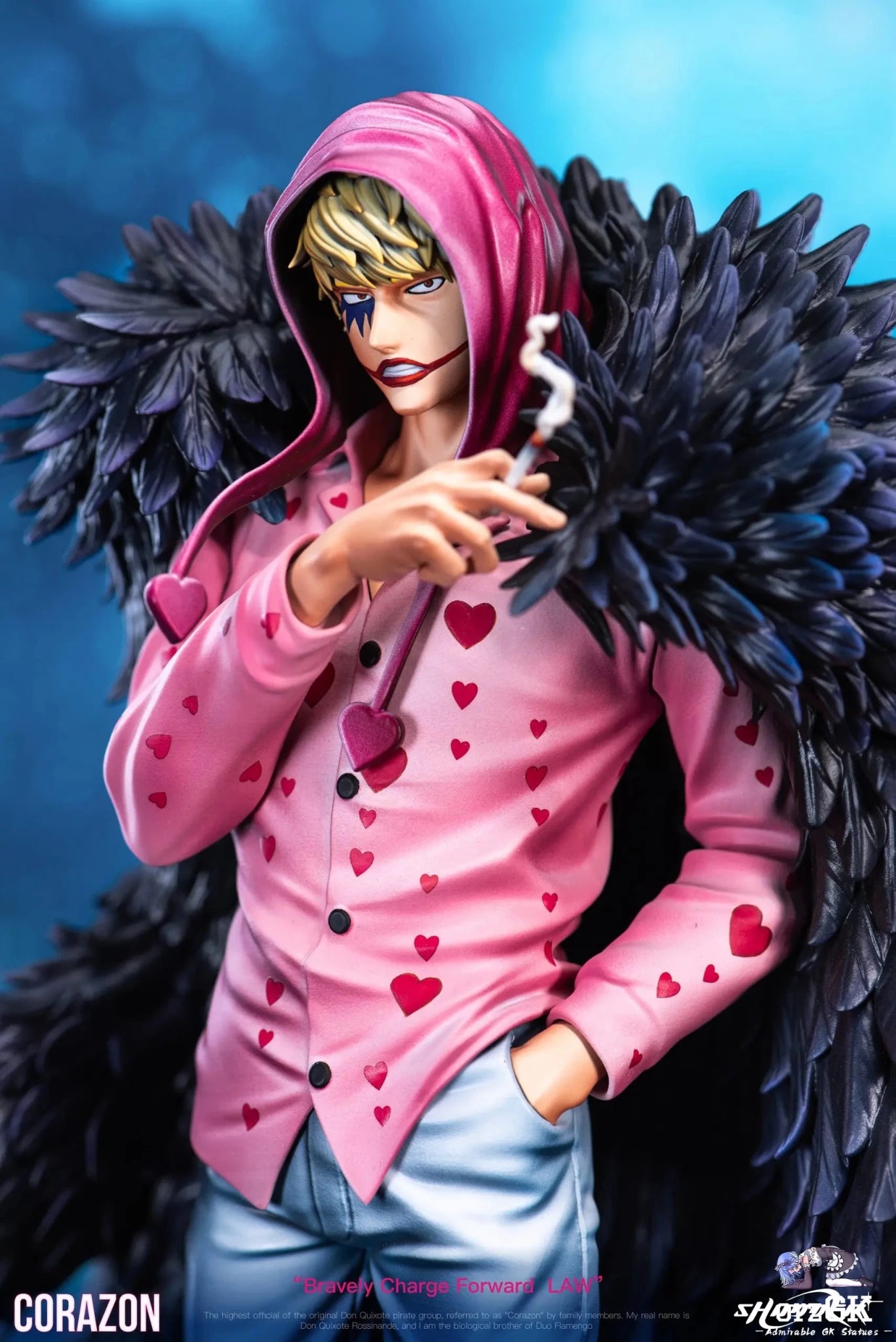 Shimmer Studio - One Piece 1 Donquixote Rosinante resin statue Navy Toys anime figure