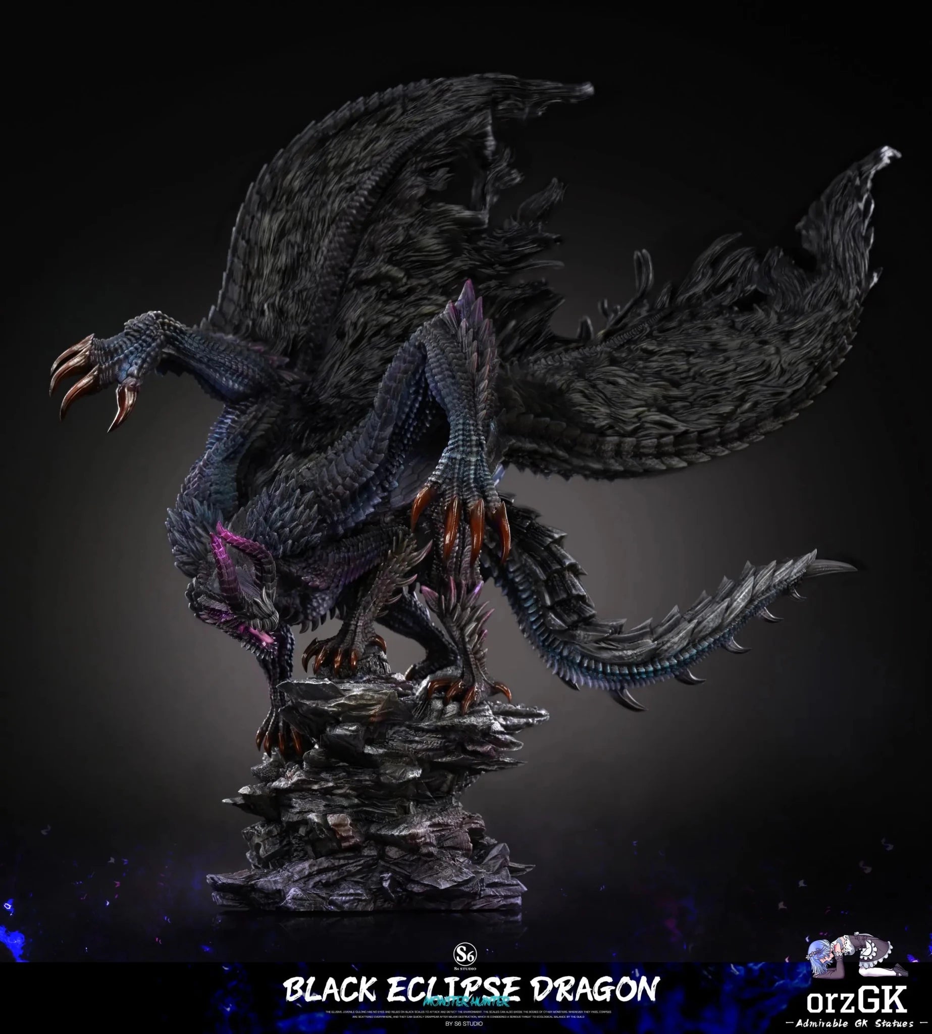 S6 Studio - Monster Hunter 6 Gore Magala resin statue Navy Toys anime figure