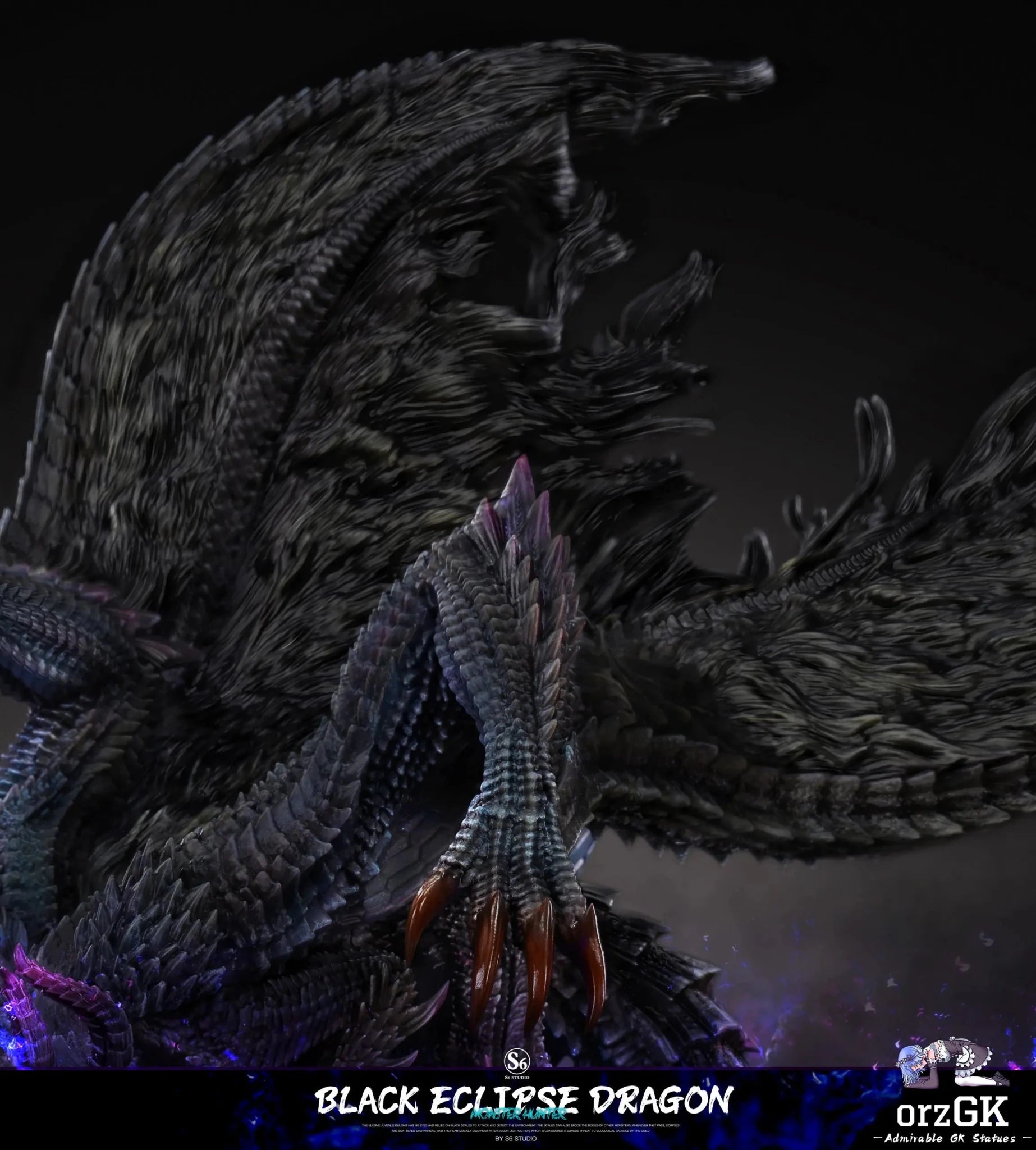 S6 Studio - Monster Hunter 6 Gore Magala resin statue Navy Toys anime figure