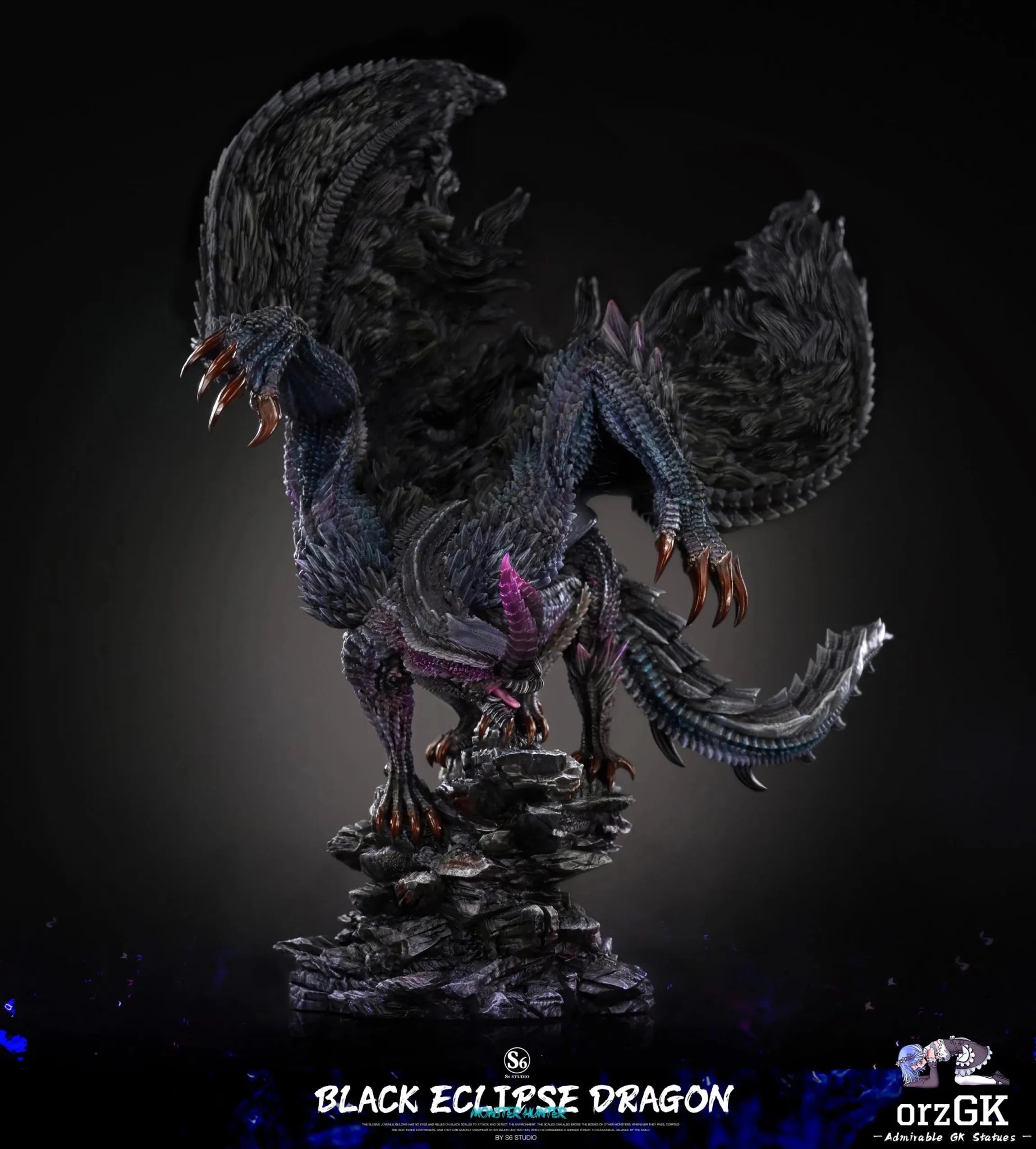 S6 Studio - Monster Hunter 6 Gore Magala resin statue Navy Toys anime figure