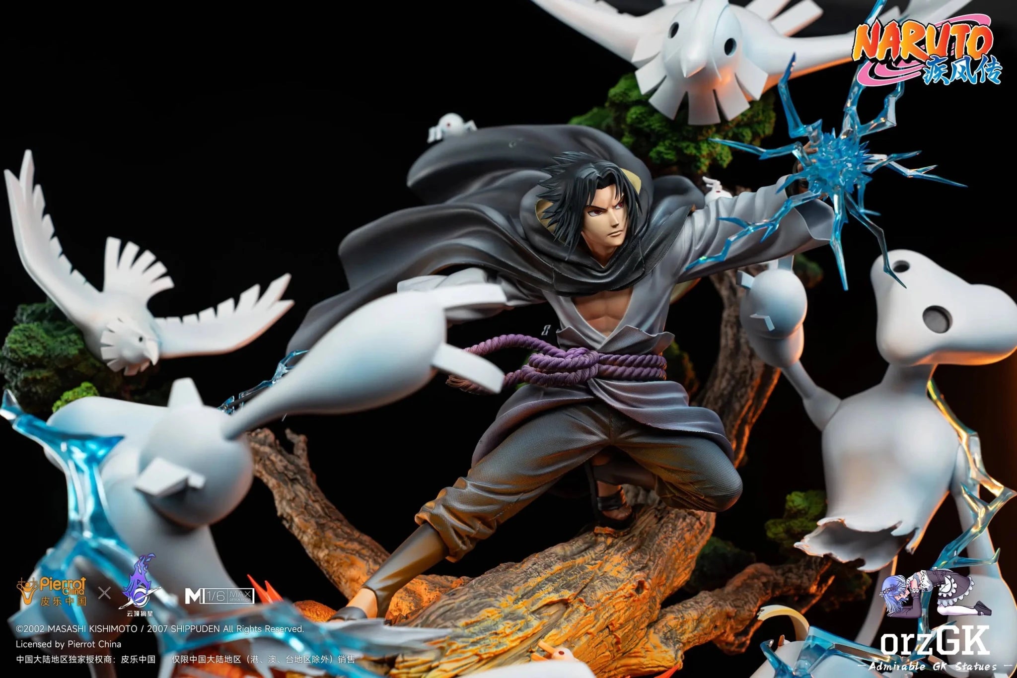 Pickstar Studio - Naruto Uchiha Sasuke 1/6 Statue (Licensed) resin statue Navy Toys anime figure