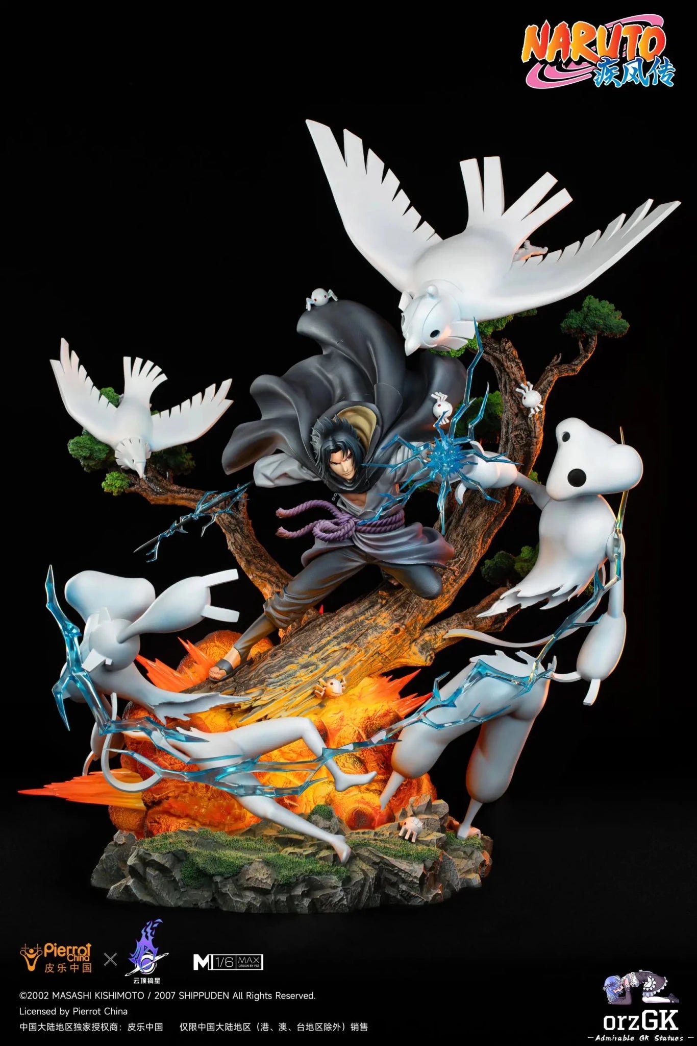 Pickstar Studio - Naruto Uchiha Sasuke 1/6 Statue (Licensed) resin statue Navy Toys anime figure