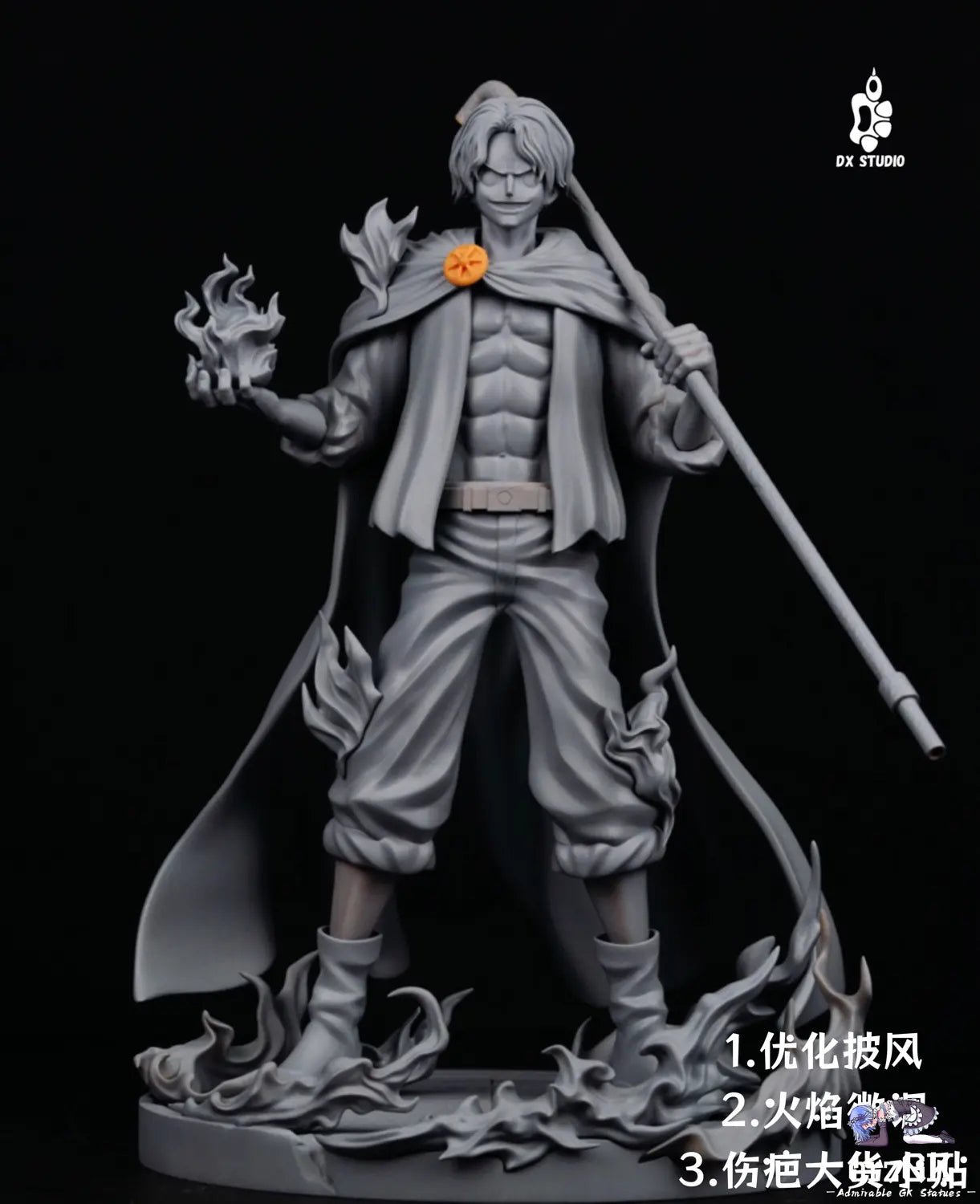 DX Studio - One Piece Corrida Colosseum Sabo resin statue Navy Toys anime figure