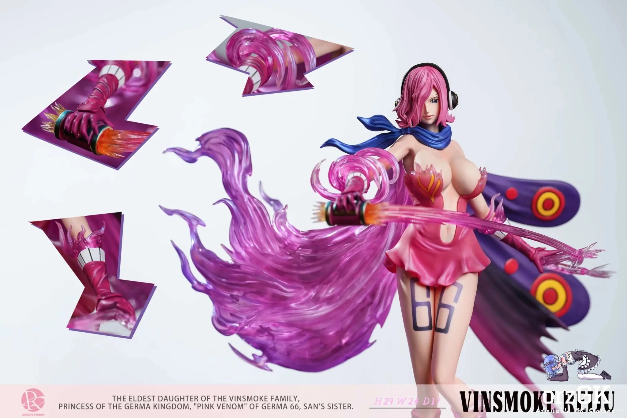 BRIGHT Studio - One Piece Vinsmoke Reiju resin statue Navy Toys anime figure