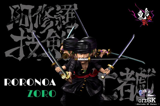 A+ Studio - One Piece Onigashima Decisive Battle 2 Kyutoryu Roronoa Zoro resin statue Navy Toys anime figure