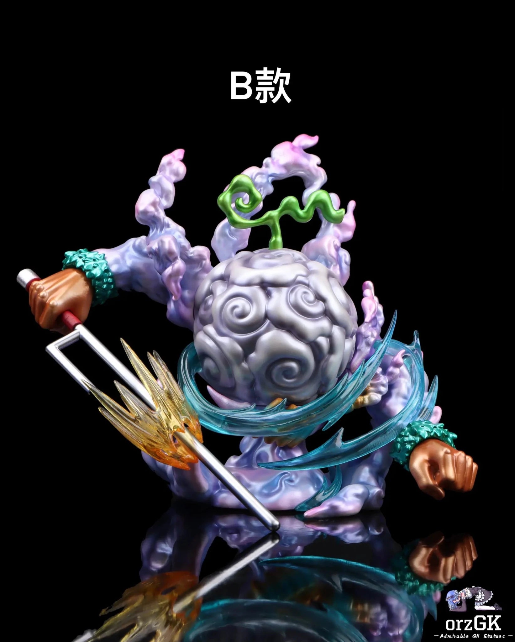 UNO Studio - One Piece Moku Moku no Mi resin statue Navy Toys anime figure