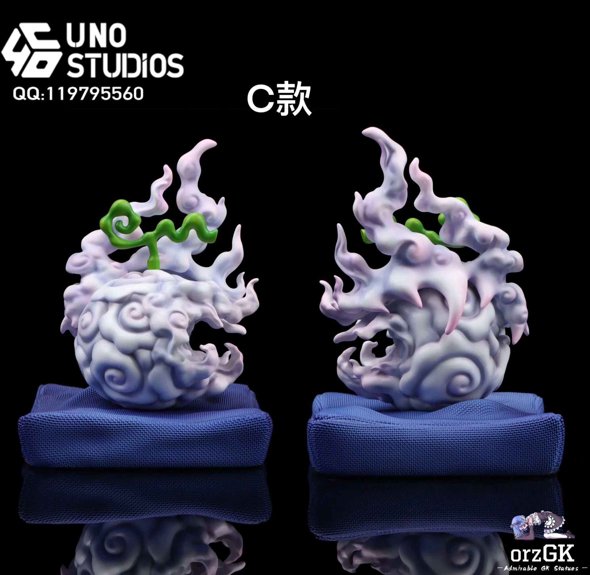 UNO Studio - One Piece Moku Moku no Mi resin statue Navy Toys anime figure