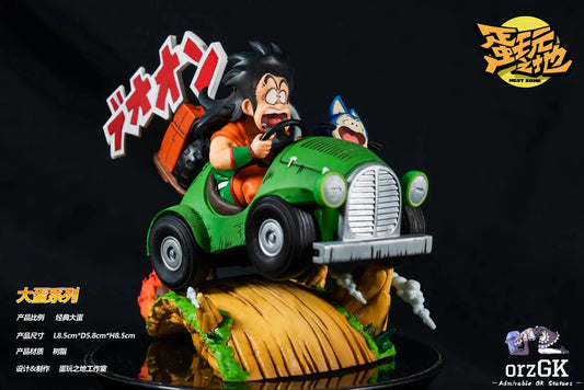 NEST ZONE Studio - Dragon Ball Car Yamcha & Puar resin statue Navy Toys anime figure
