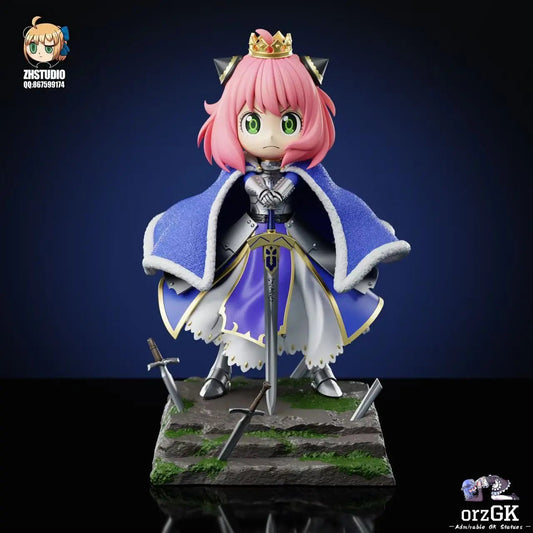 ZH Studio - Spy x Family Anya Forger COS Saber resin statue Navy Toys anime figure