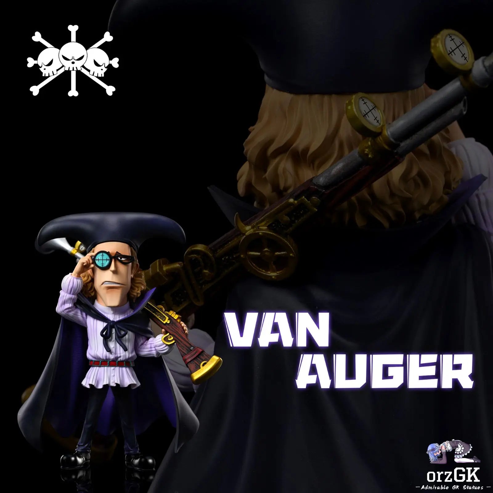 A+ Studio - One Piece Summit War Saga Van Augur resin statue Navy Toys anime figure