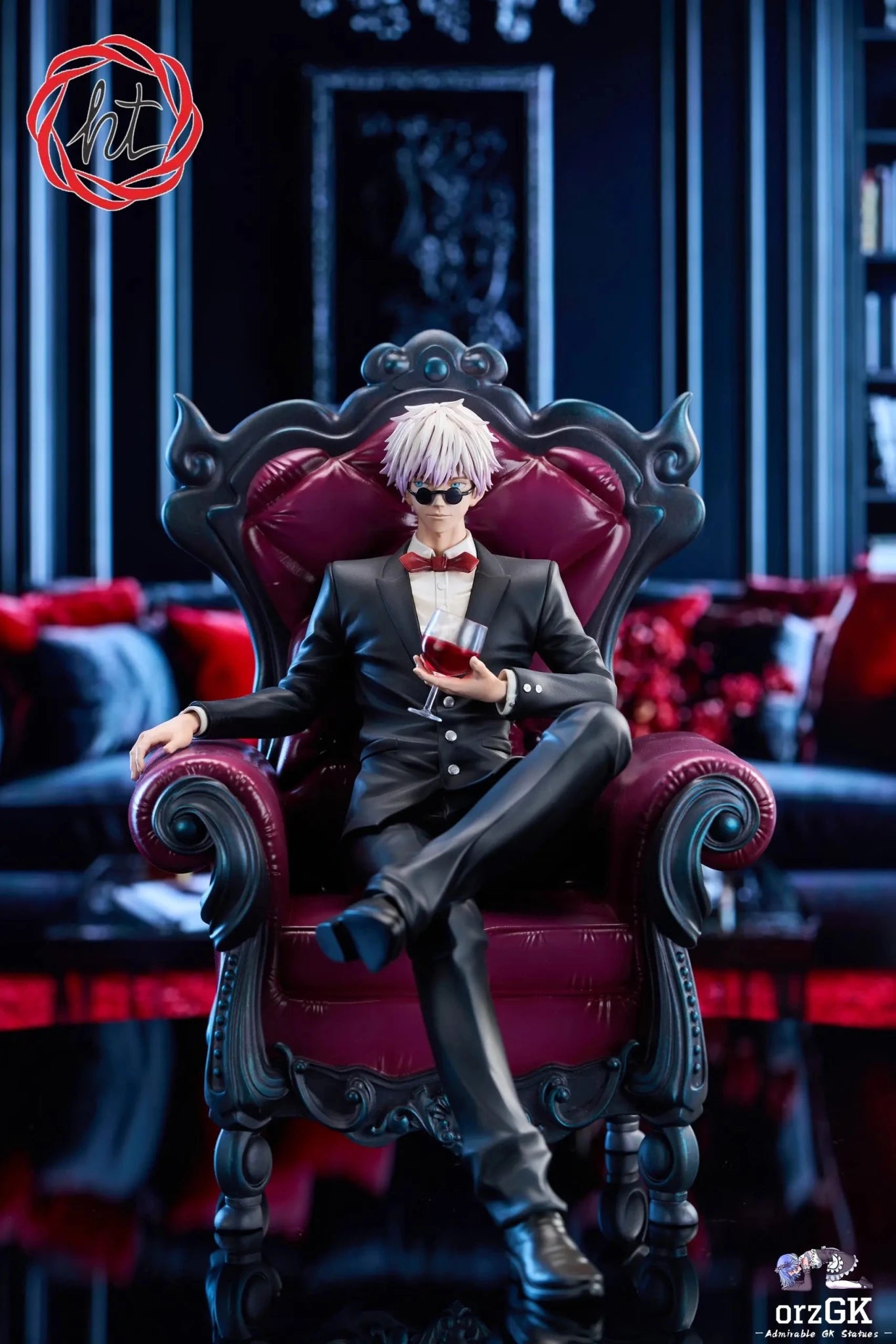 Ht Studio - Jujutsu Kaisen Sofa Series 2 Suit Satoru Gojo resin statue Navy Toys anime figure