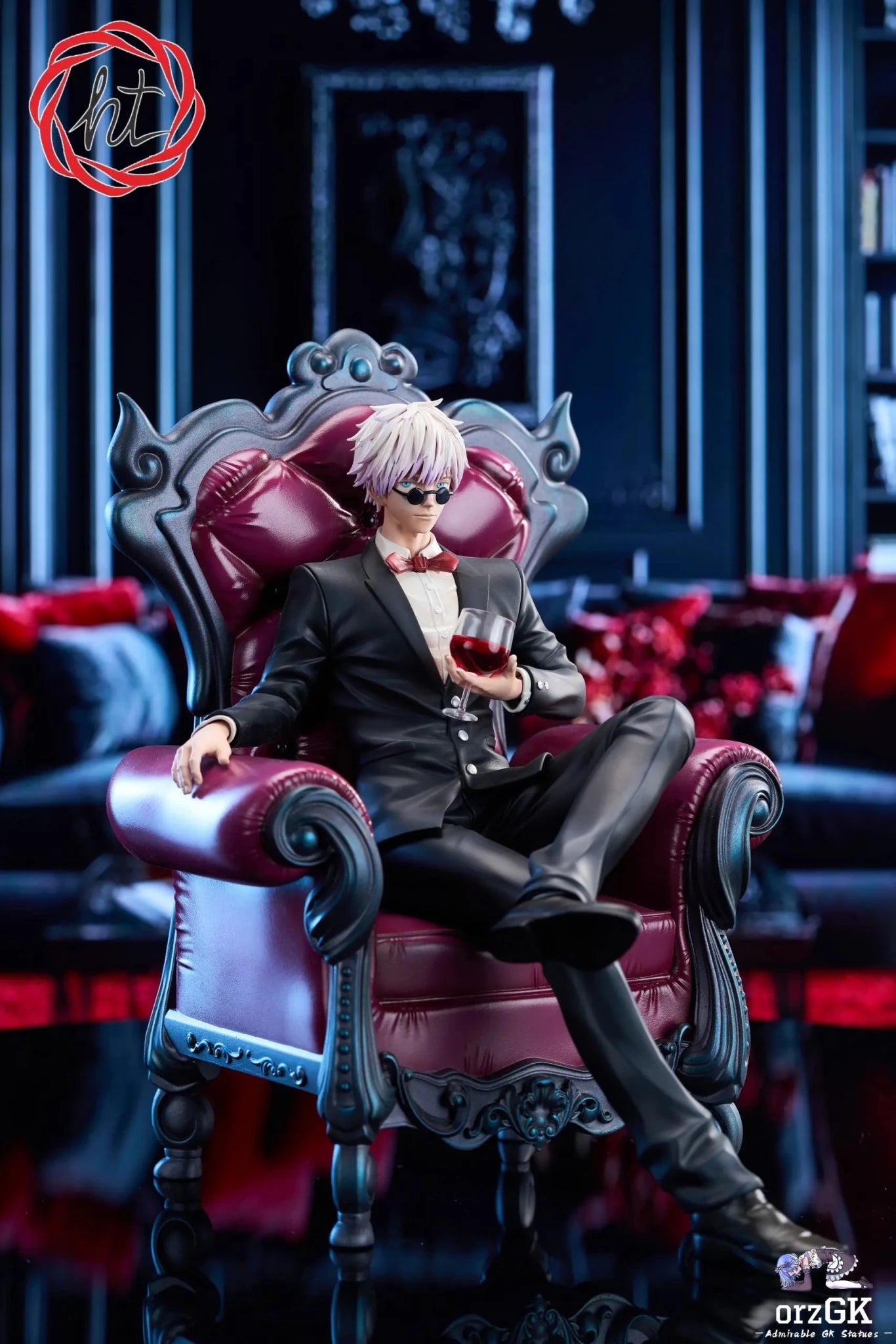 Ht Studio - Jujutsu Kaisen Sofa Series 2 Suit Satoru Gojo resin statue Navy Toys anime figure