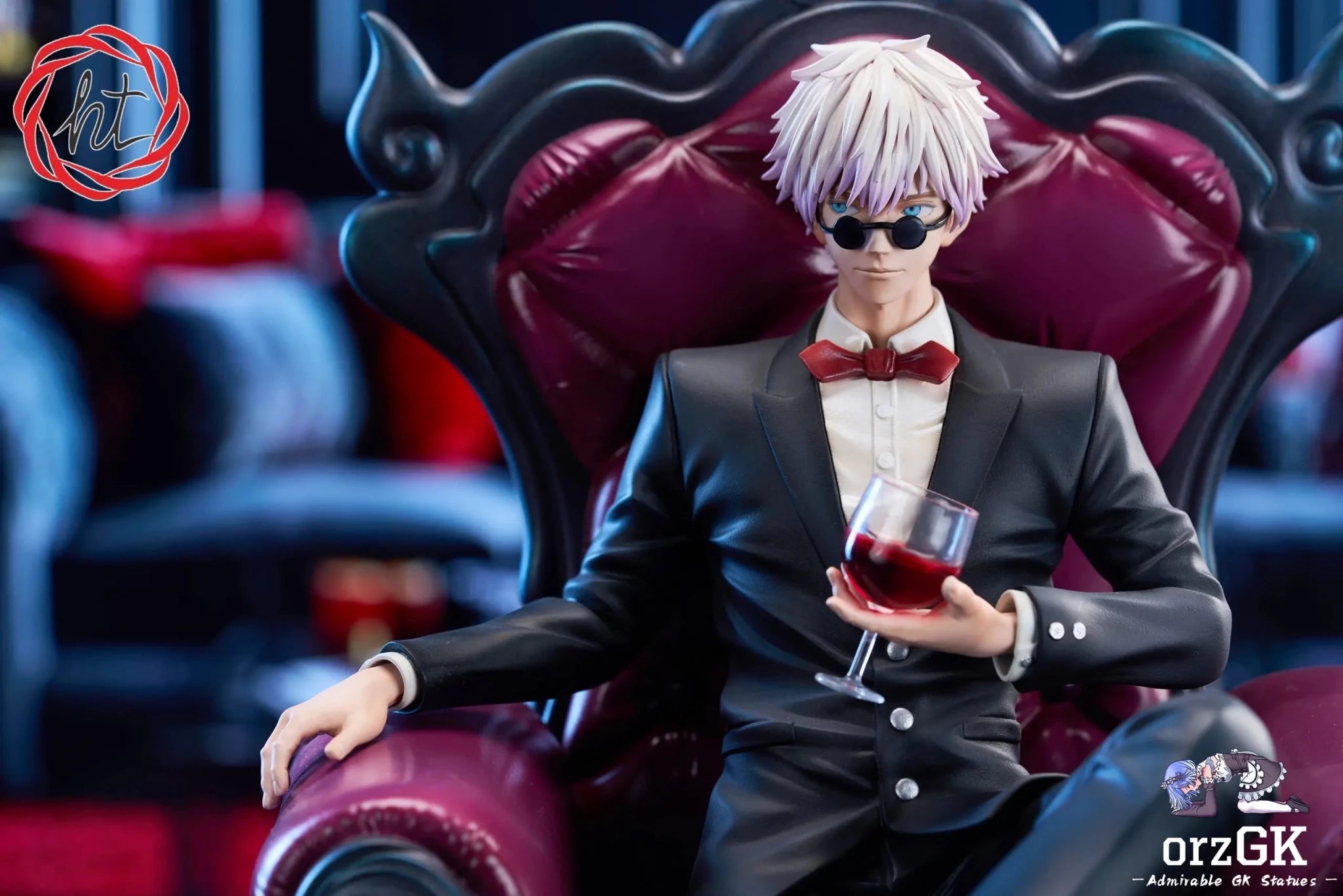 Ht Studio - Jujutsu Kaisen Sofa Series 2 Suit Satoru Gojo resin statue Navy Toys anime figure