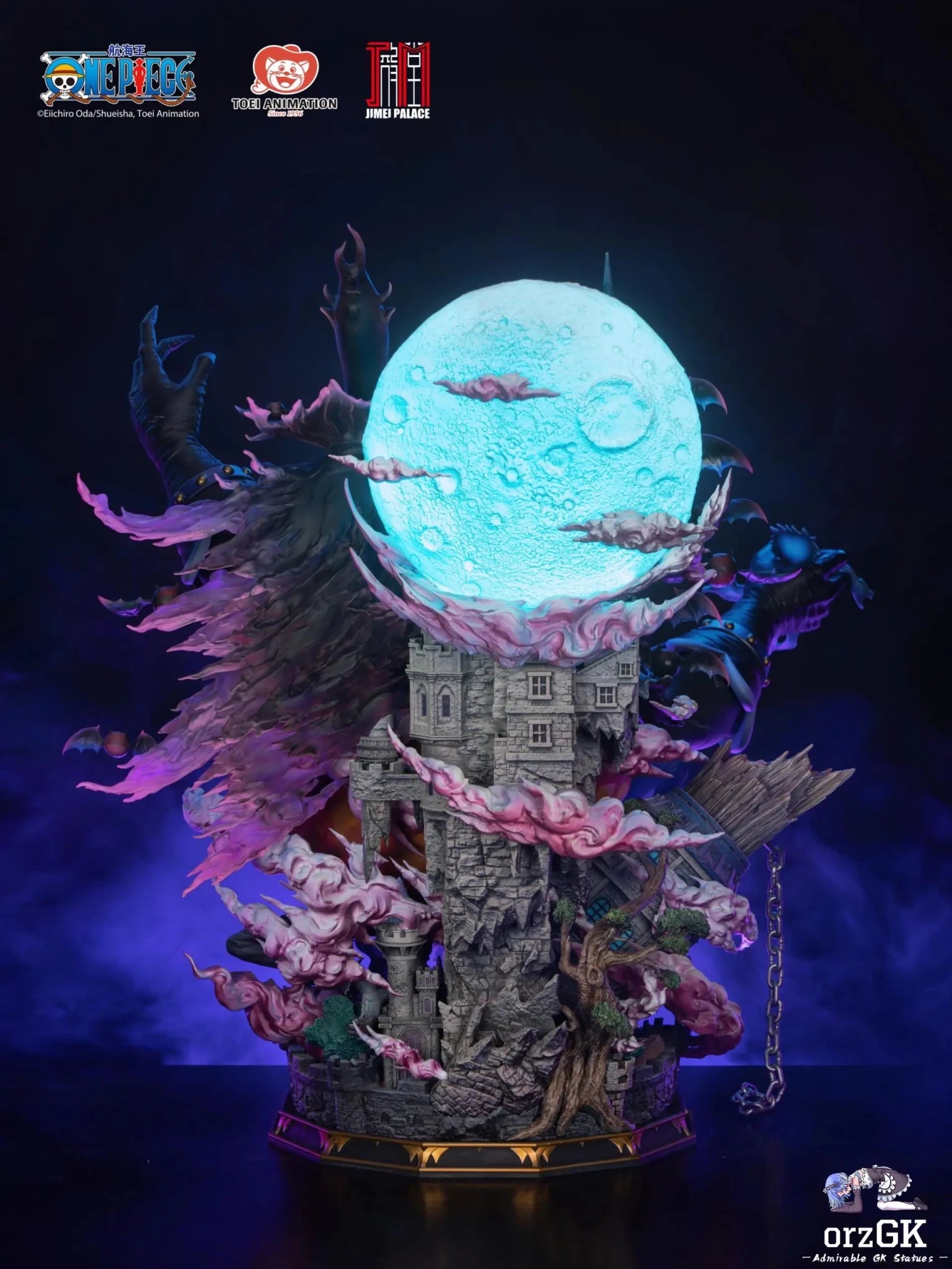 JIMEI PALACE Studio - One Piece Gekko Moriah (Licensed) resin statue Navy Toys anime figure