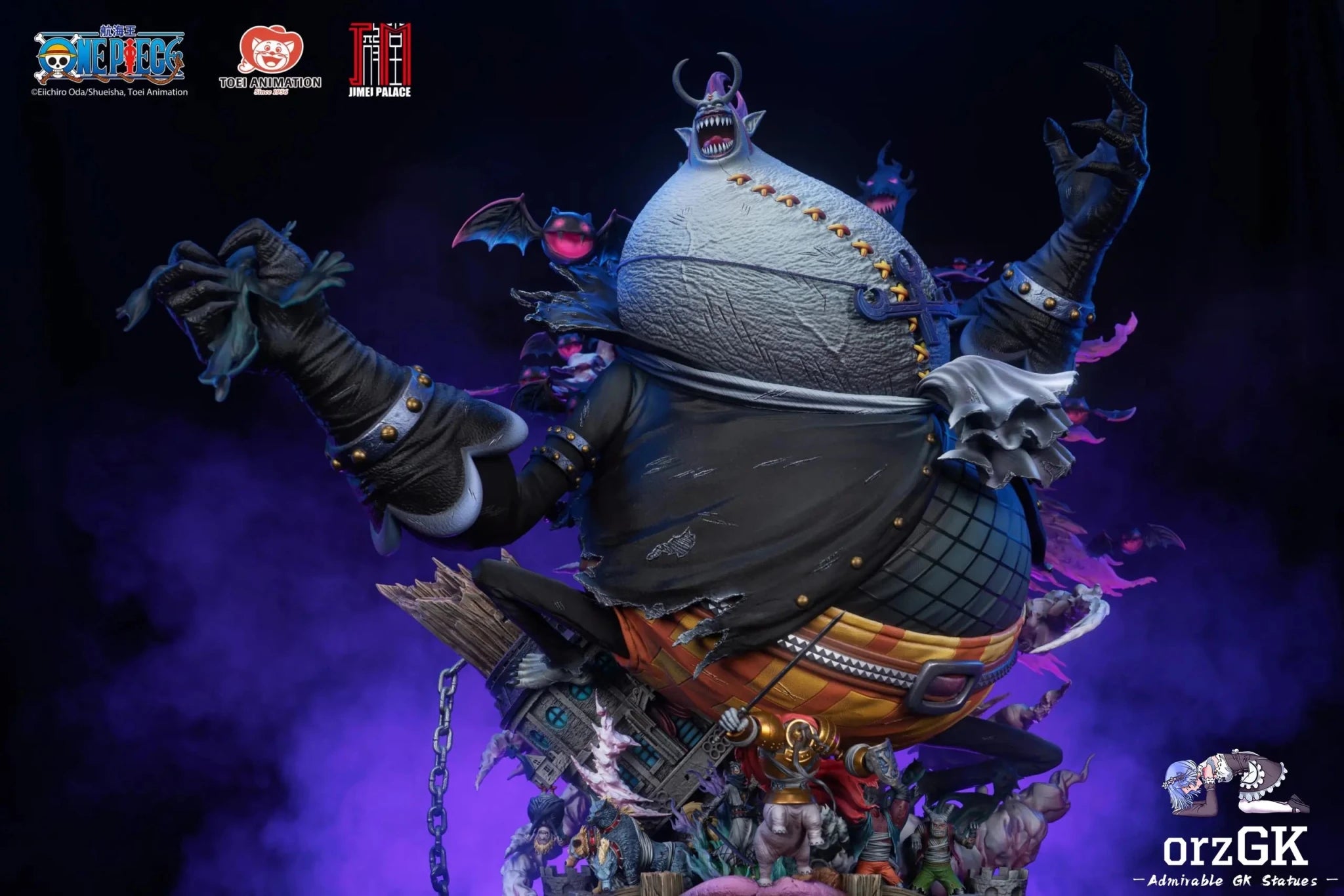 JIMEI PALACE Studio - One Piece Gekko Moriah (Licensed) resin statue Navy Toys anime figure