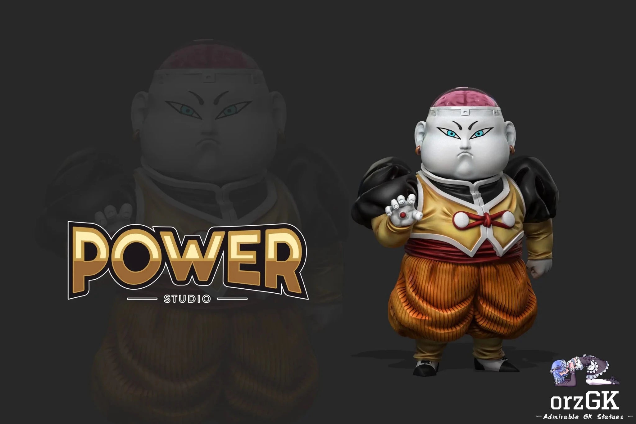 Power Studio - Dragon Ball WCF Dragon Ball Android Chapter Android 19 resin statue Navy Toys anime figure