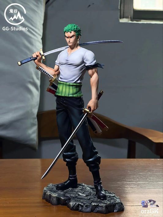 GG Studio - One Piece Two years ago Roronoa Zoro resin statue Navy Toys anime figure