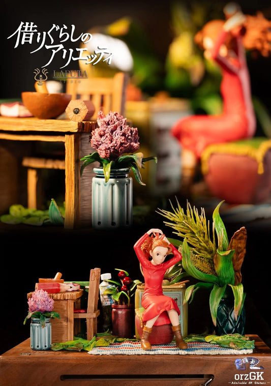 LAPUTA Studio - The Secret World of Arrietty resin statue Navy Toys anime figure